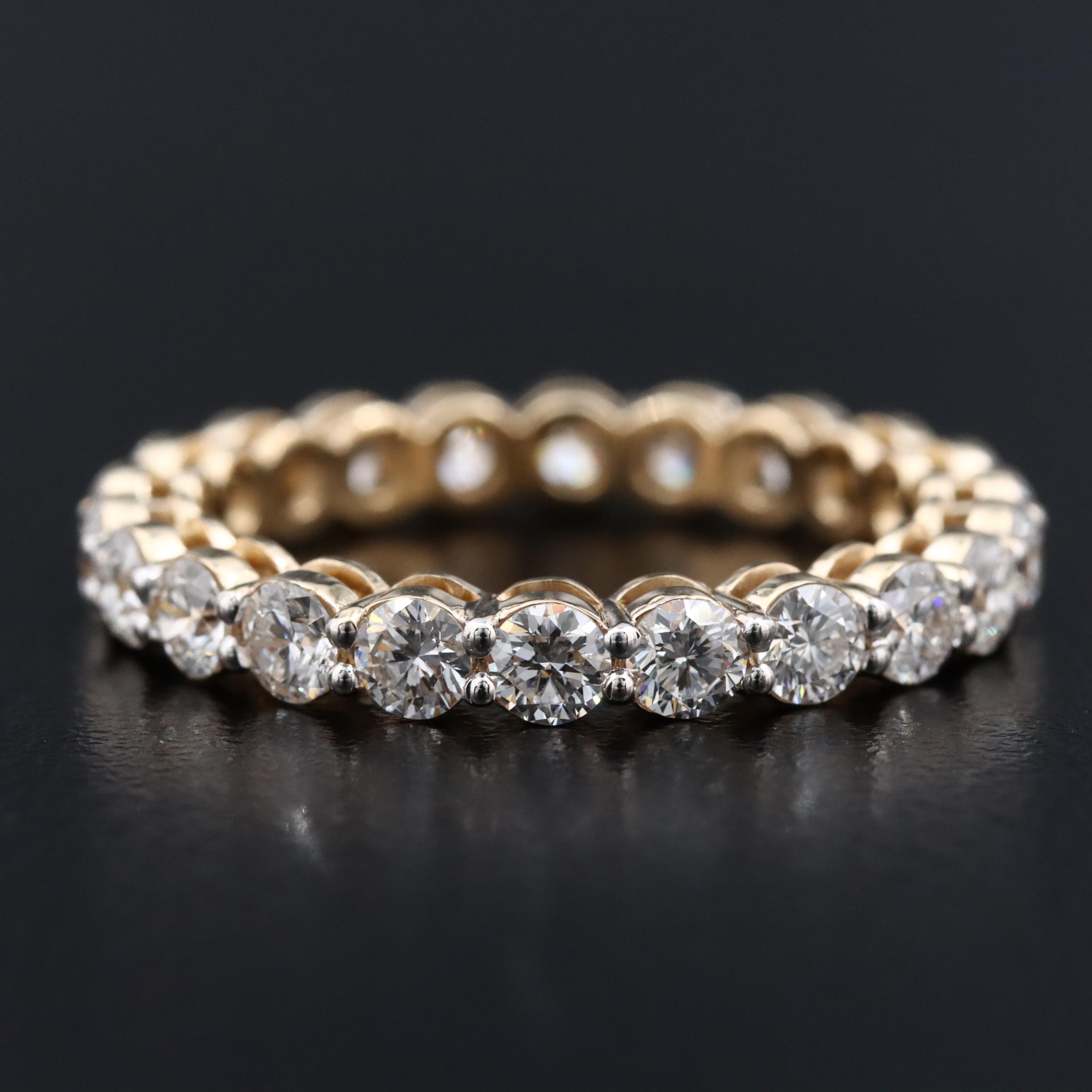 14K 2.17 CTW Lab Grown Diamond Eternity Band