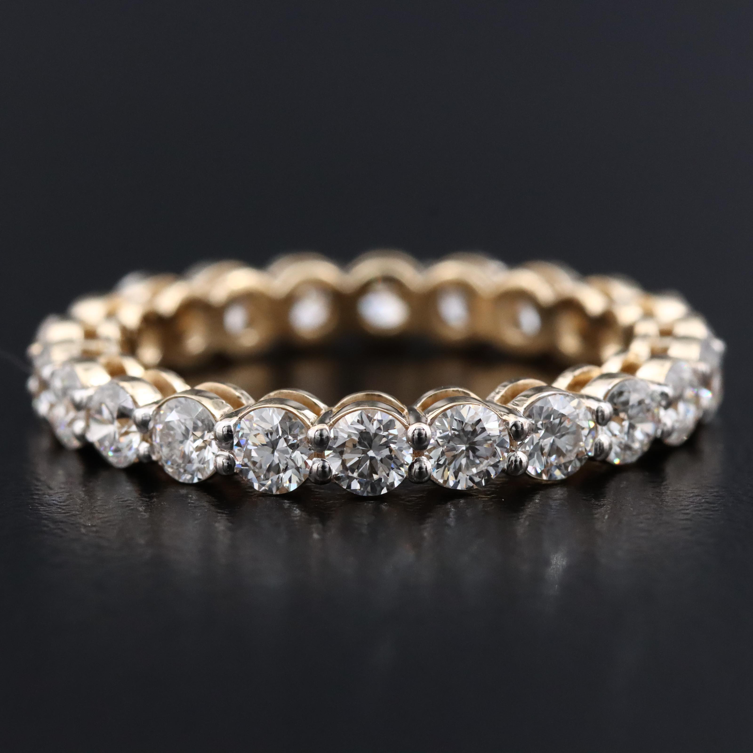 14K 2.17 CTW Lab Grown Diamond Eternity Band
