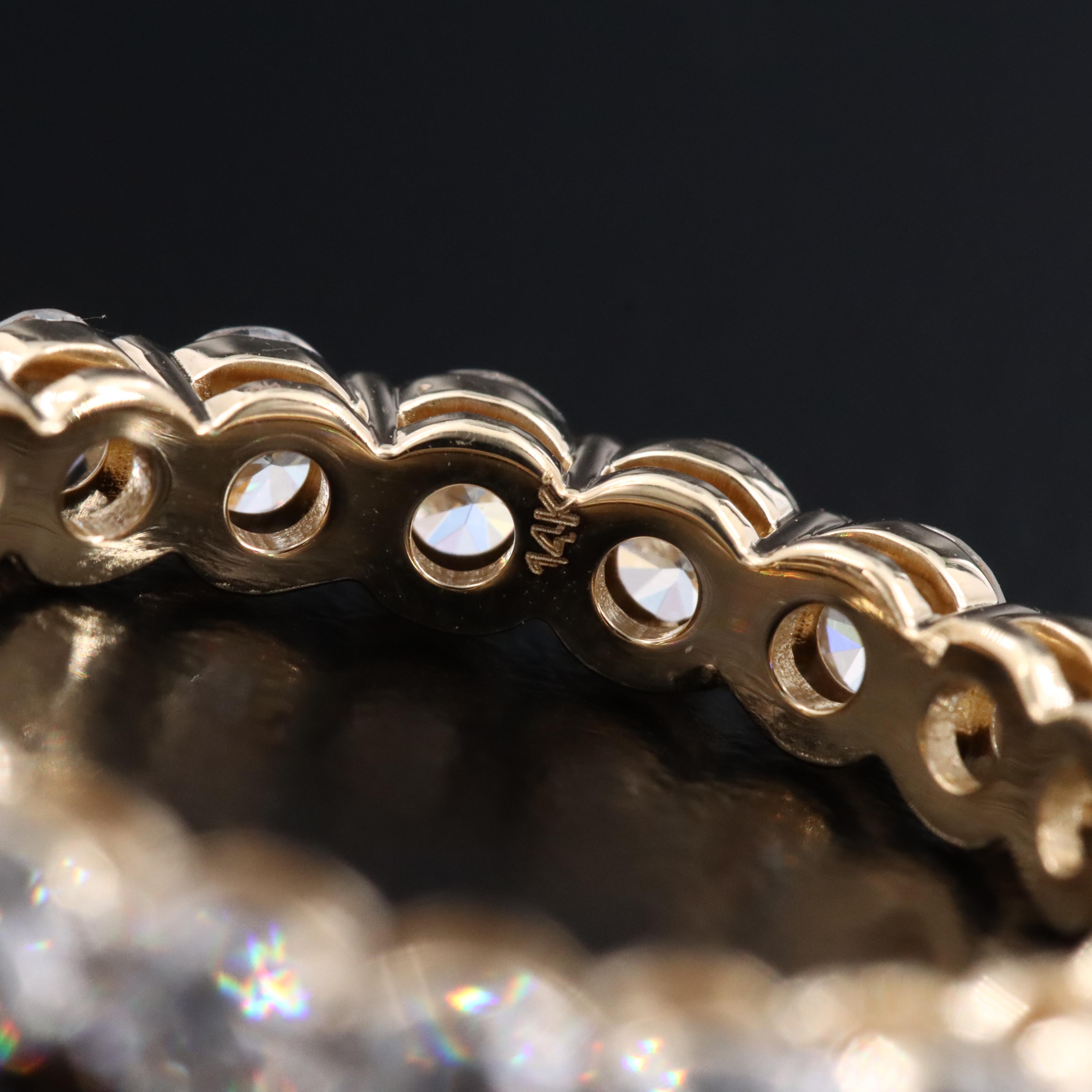 14K 2.17 CTW Lab Grown Diamond Eternity Band
