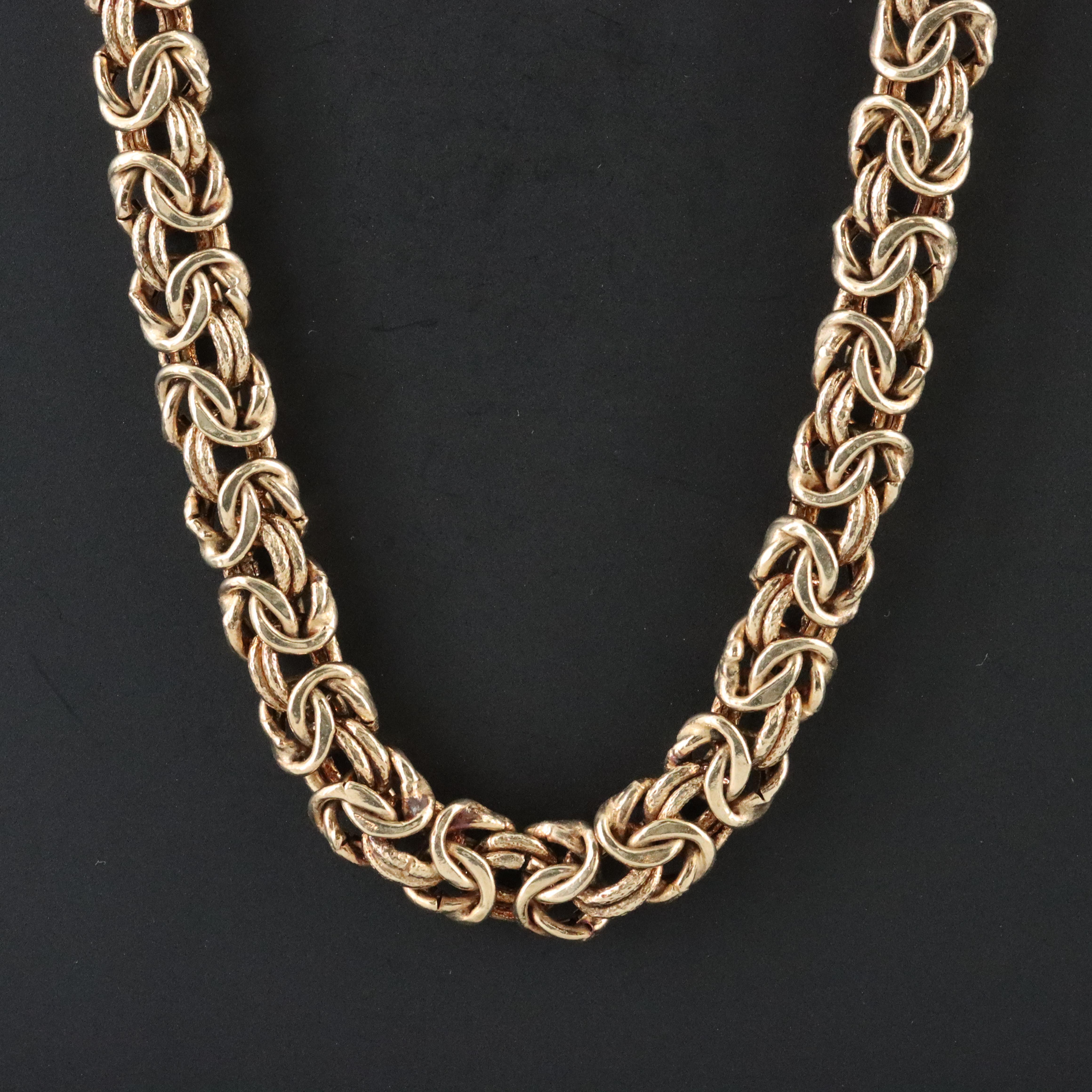 Sterling Byzantine Chain Necklace