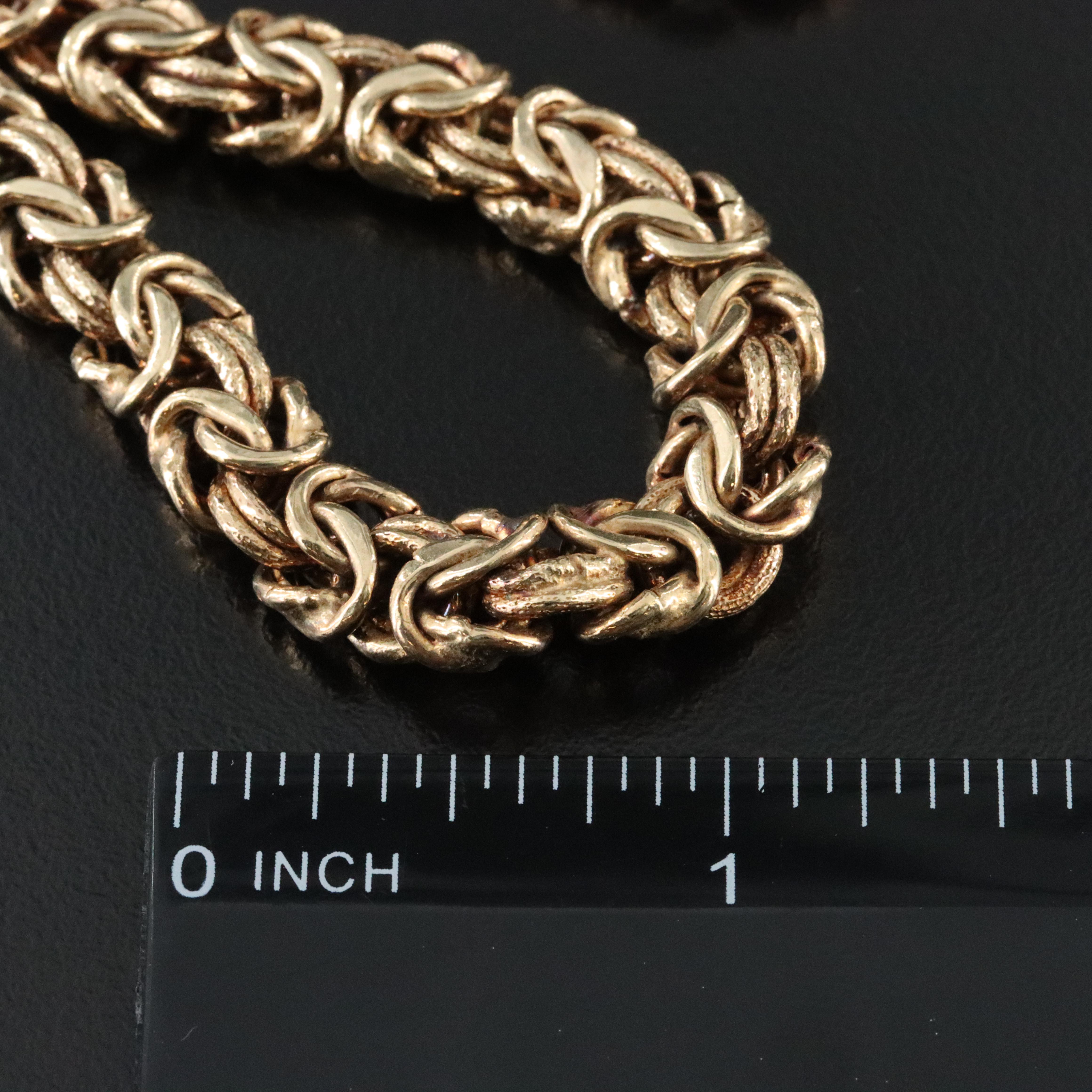 Sterling Byzantine Chain Necklace
