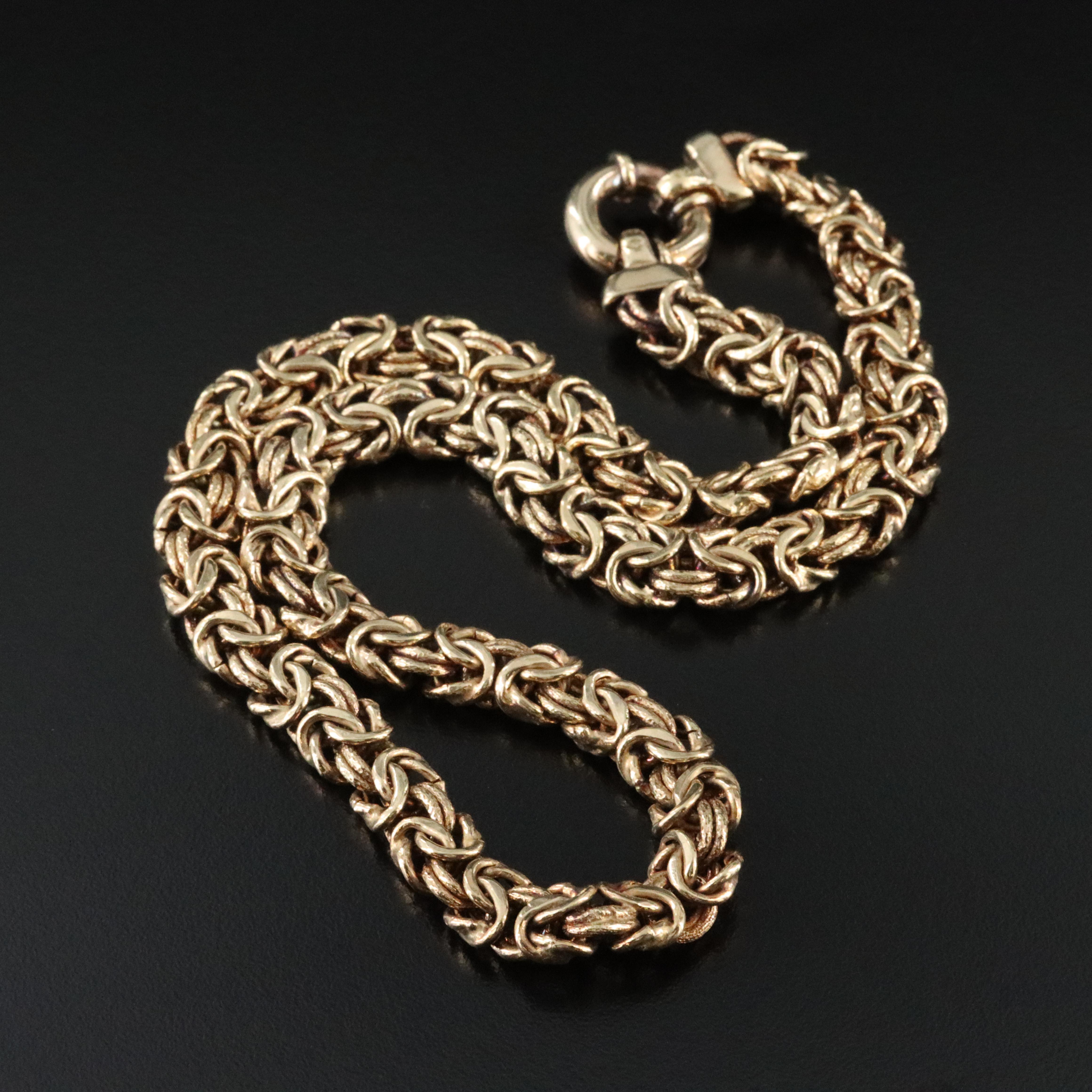 Sterling Byzantine Chain Necklace