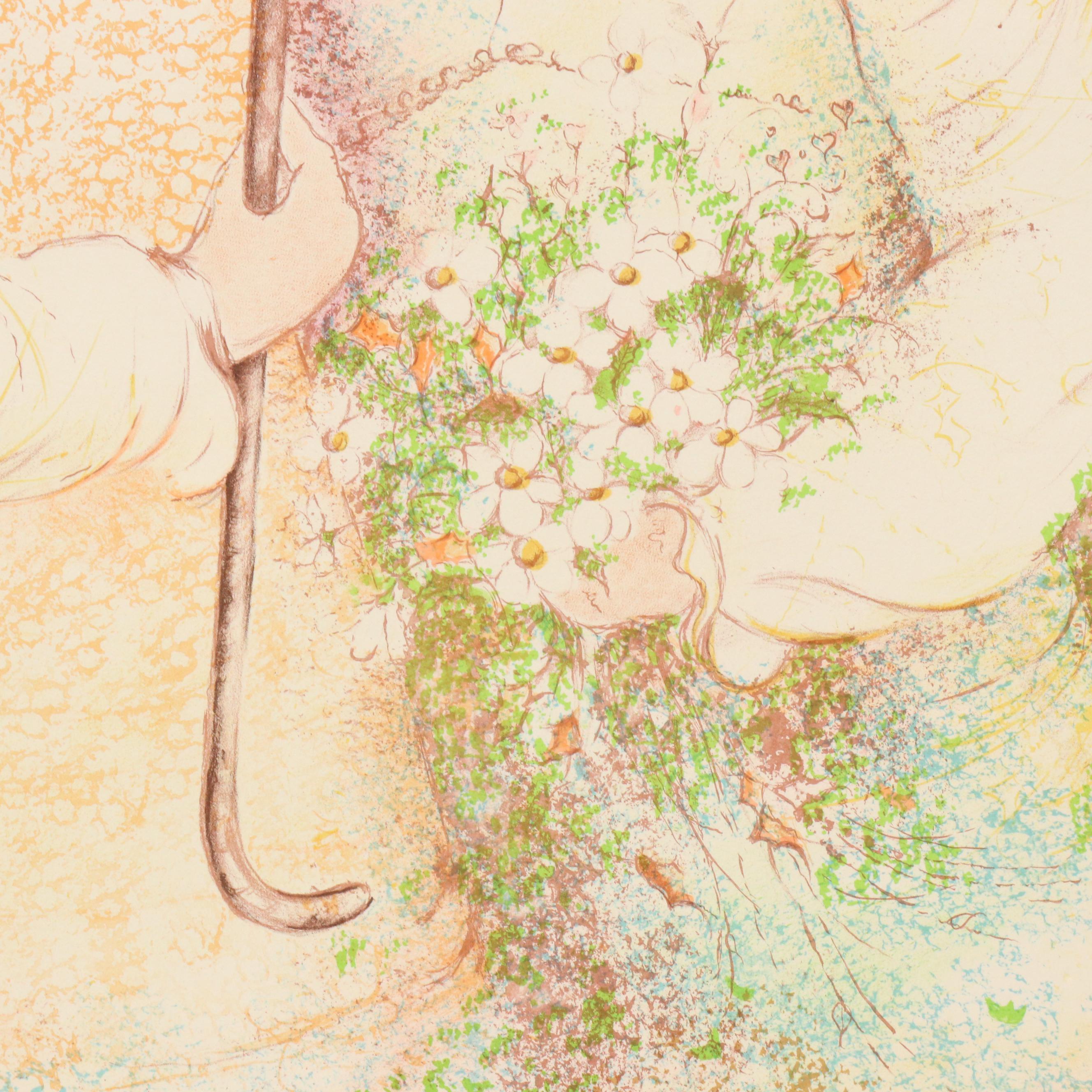 Carol Paolillo Lithographs of Mother and Child, Late 20th Century