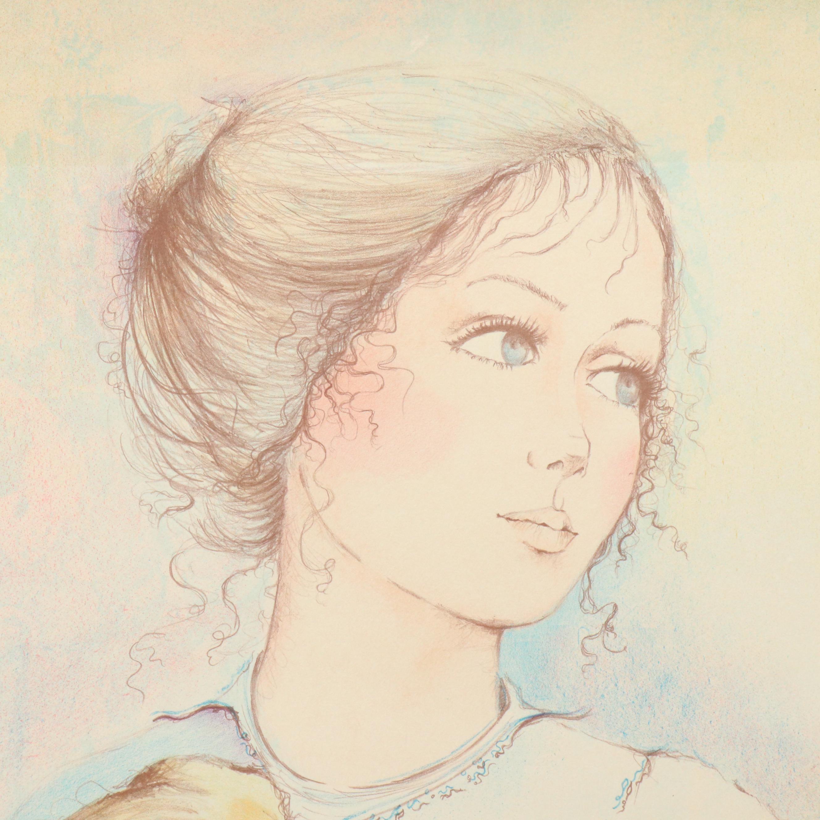 Carol Paolillo Lithographs of Mother and Child, Late 20th Century