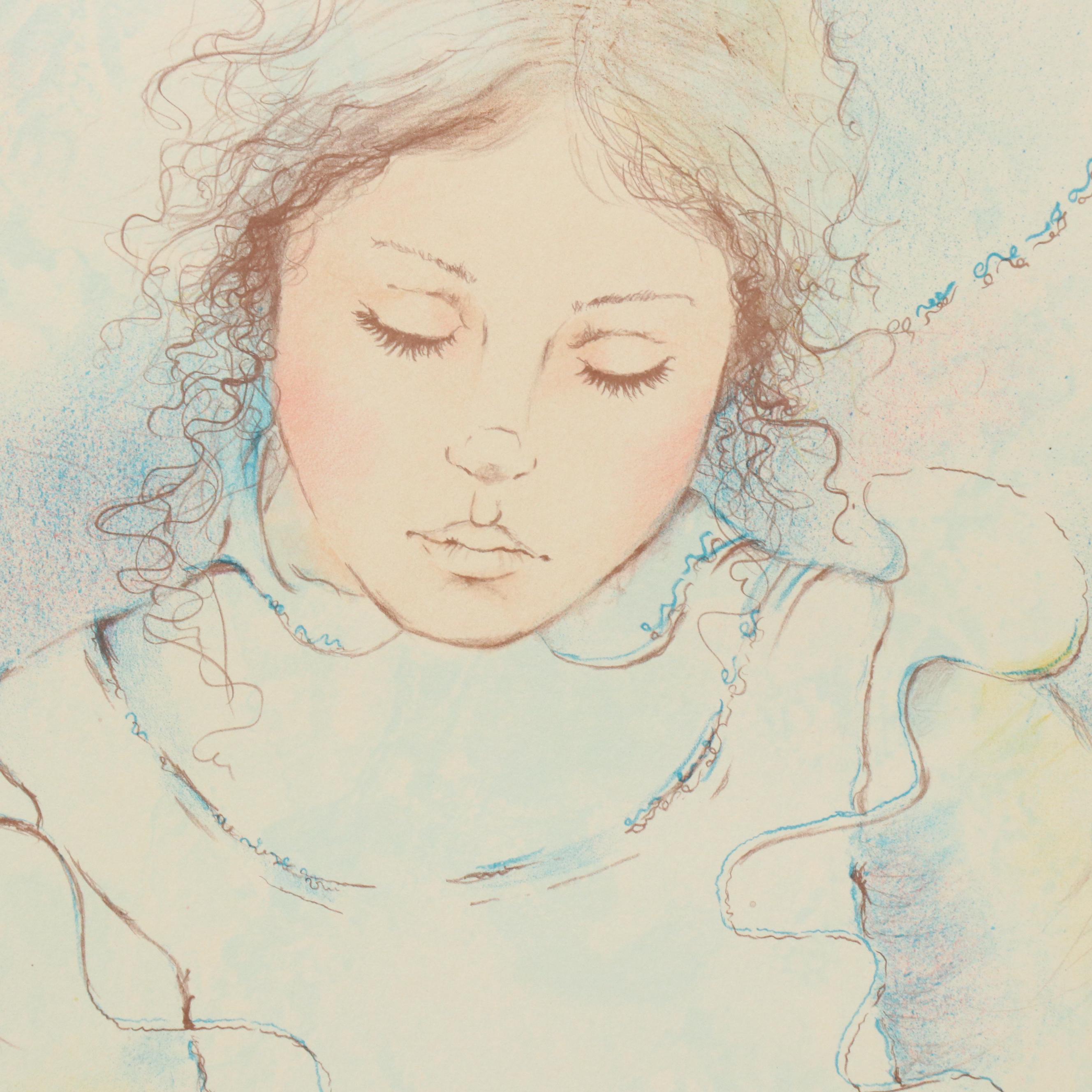 Carol Paolillo Lithographs of Mother and Child, Late 20th Century