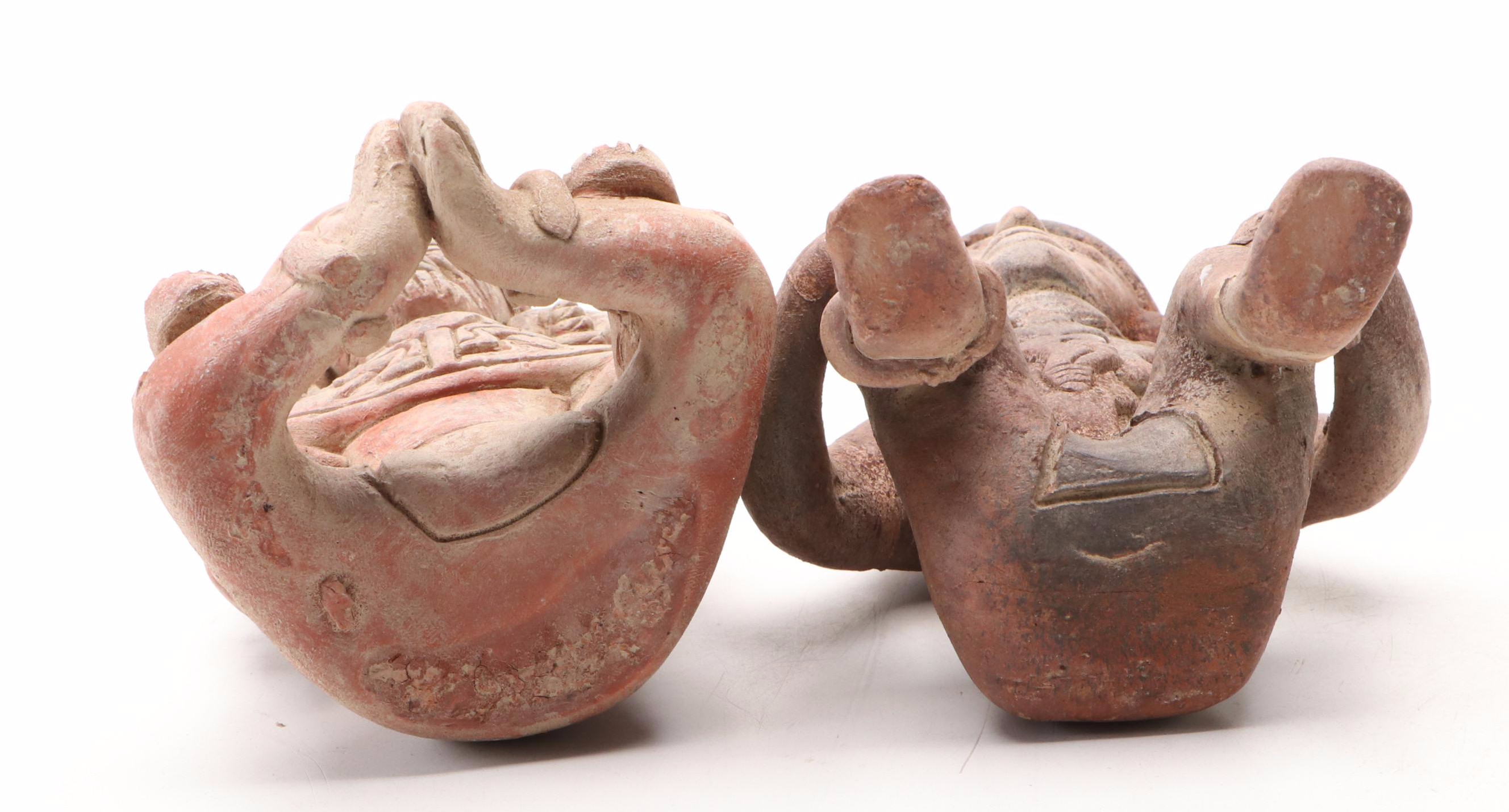 Mesoamerican Style and Other Ceramic Figures