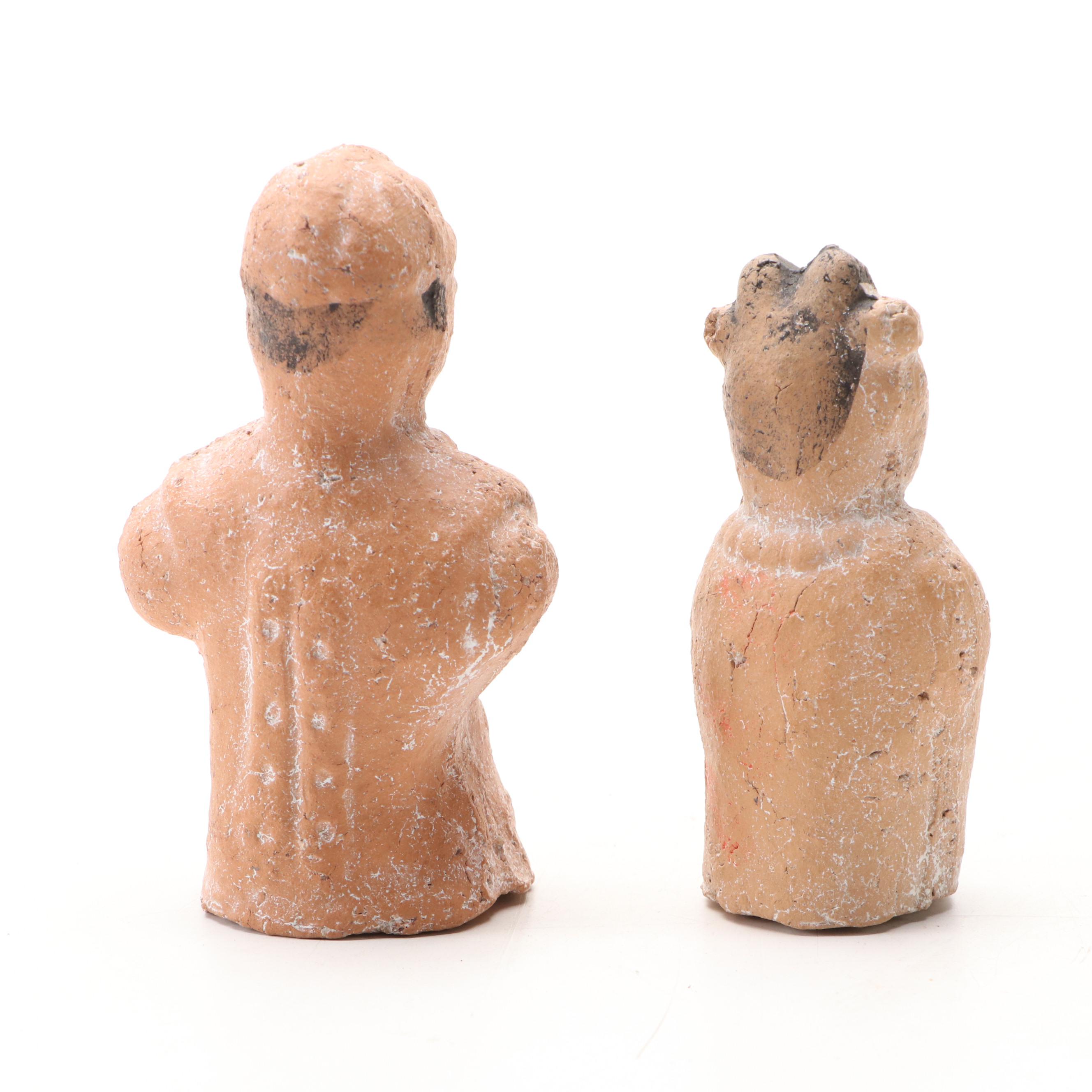 Mesoamerican Style and Other Ceramic Figures
