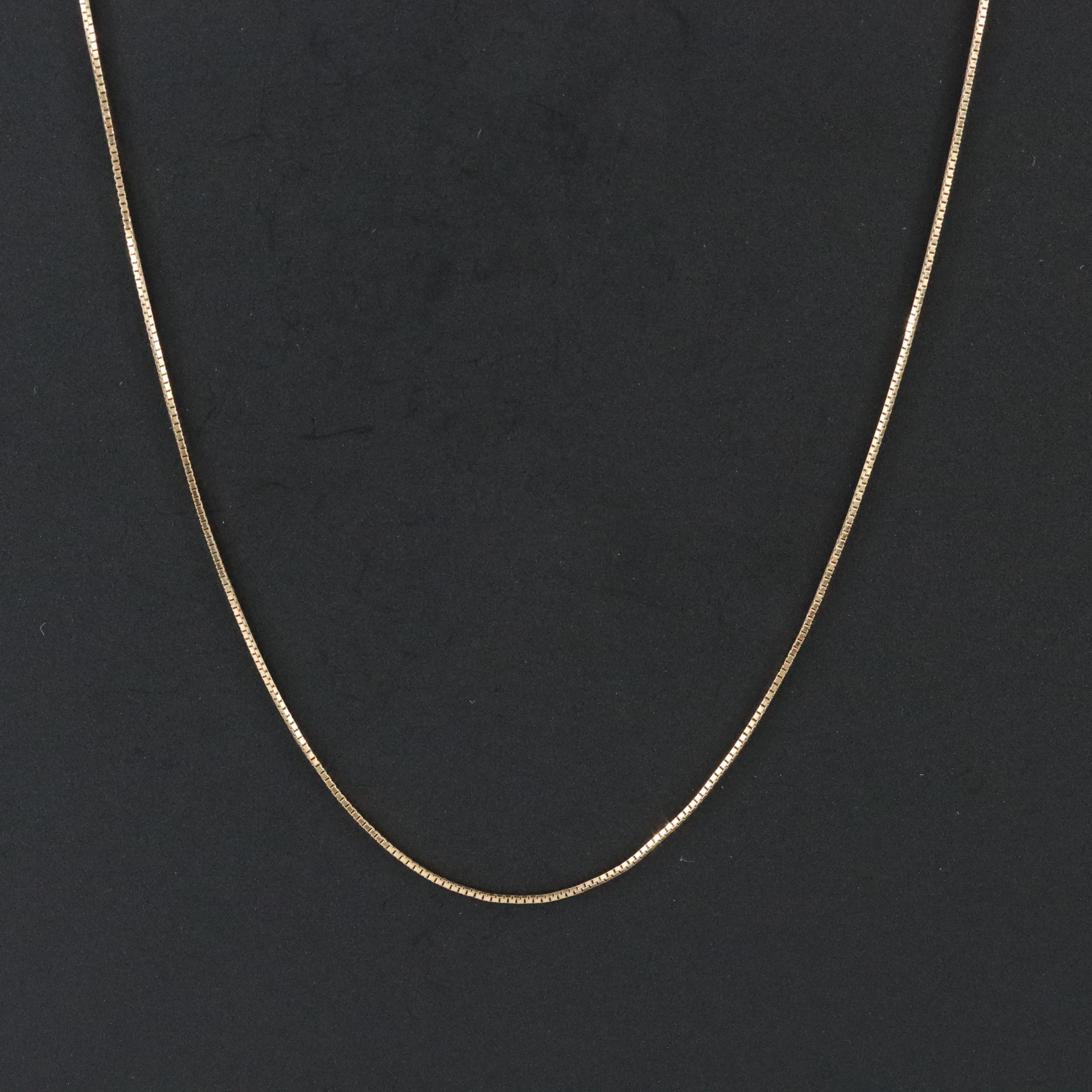 14K Box Chain Necklace