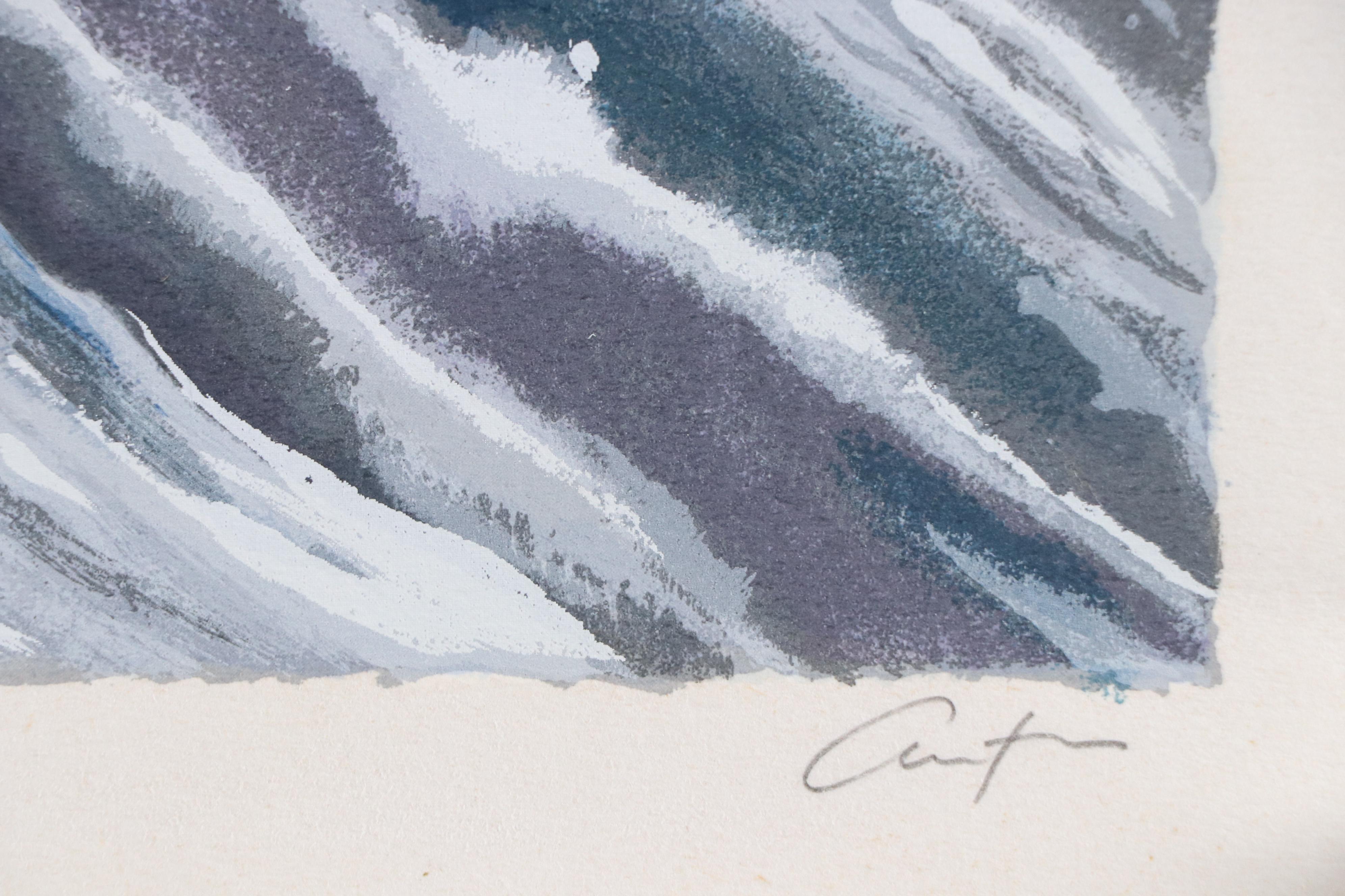 Serigraph of Angel Ski Jump, Late 20th Century