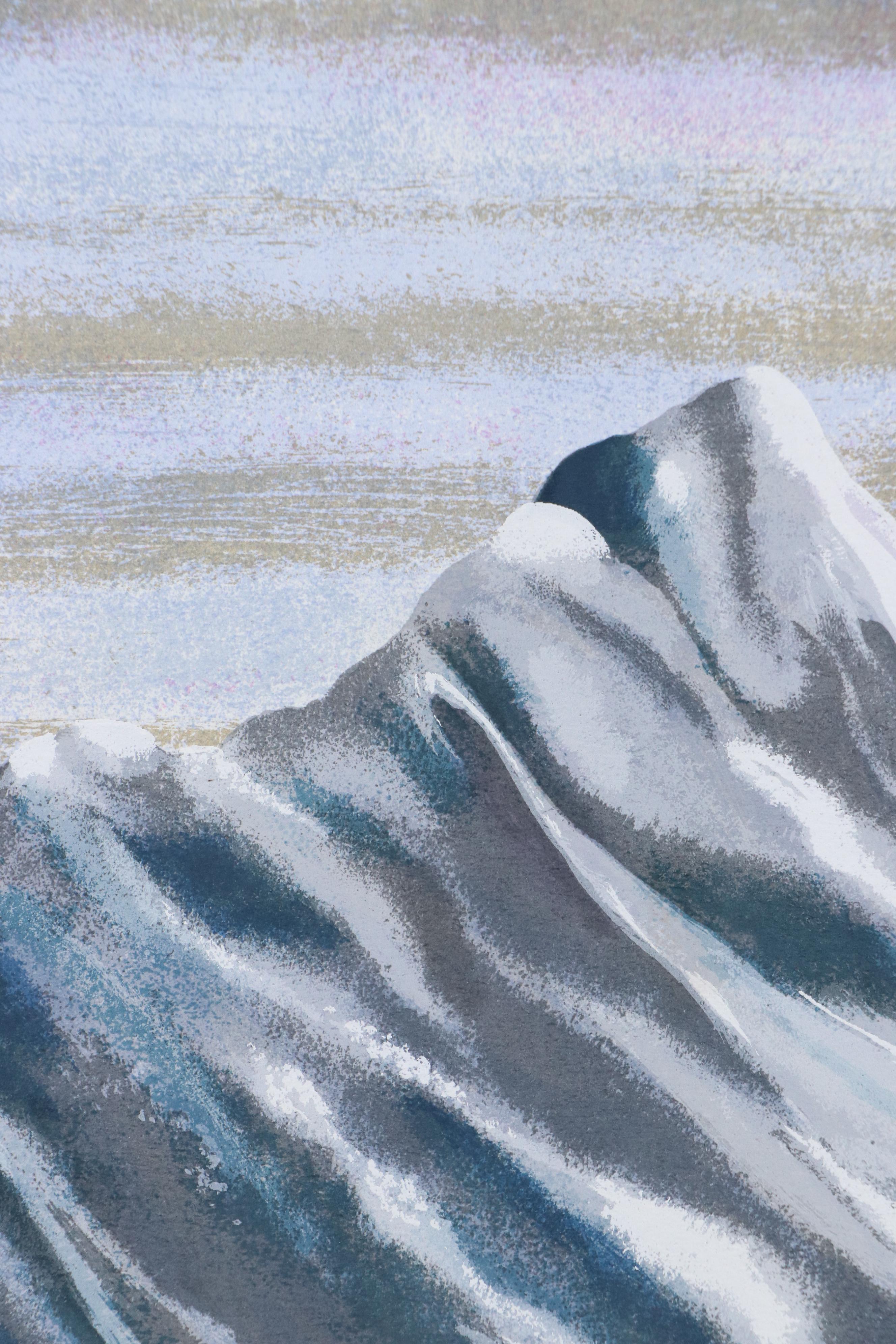 Serigraph of Angel Ski Jump, Late 20th Century