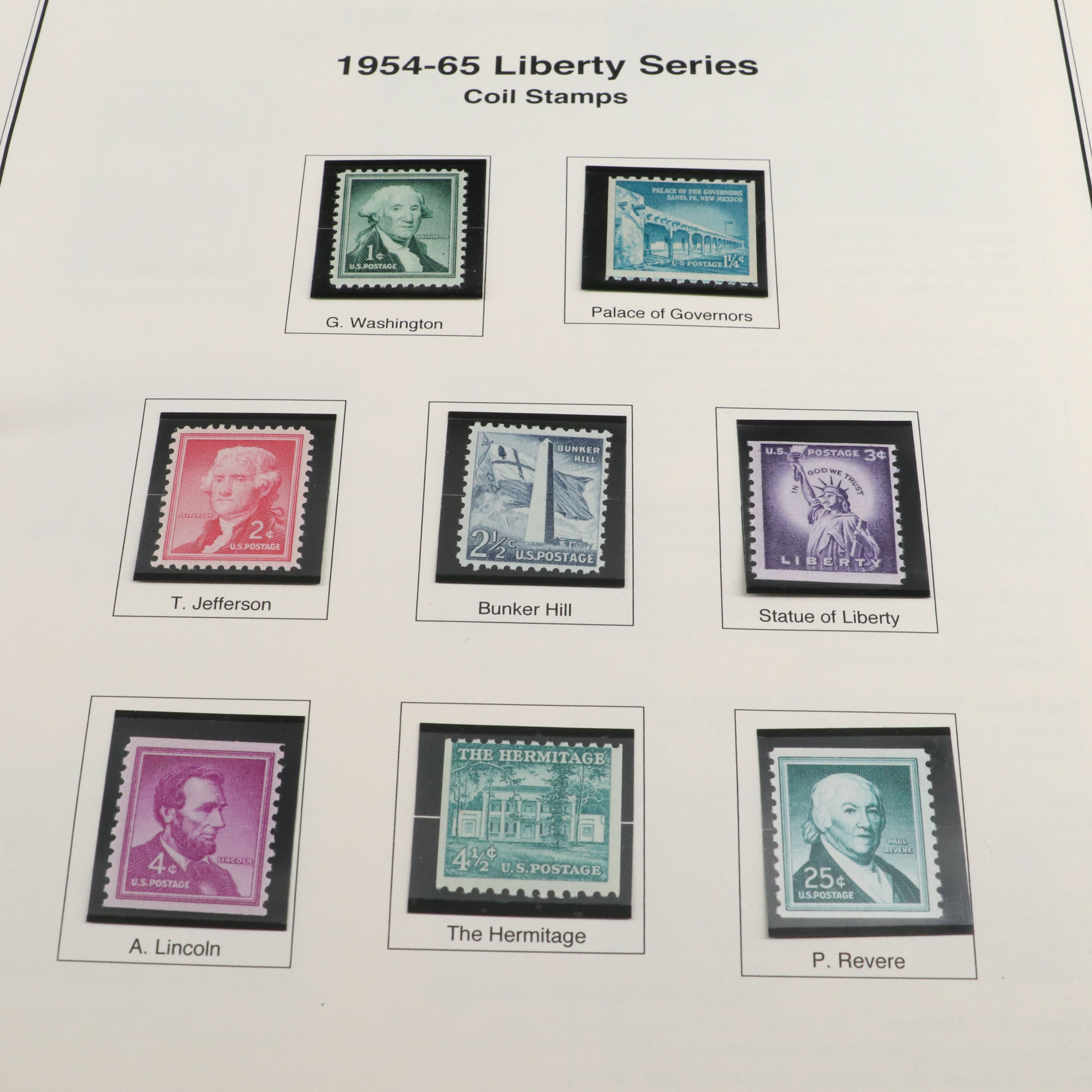 2 Stamp Albums with Mint Stamps, Moon Landing and 1950-1959 Commemorative Stamps