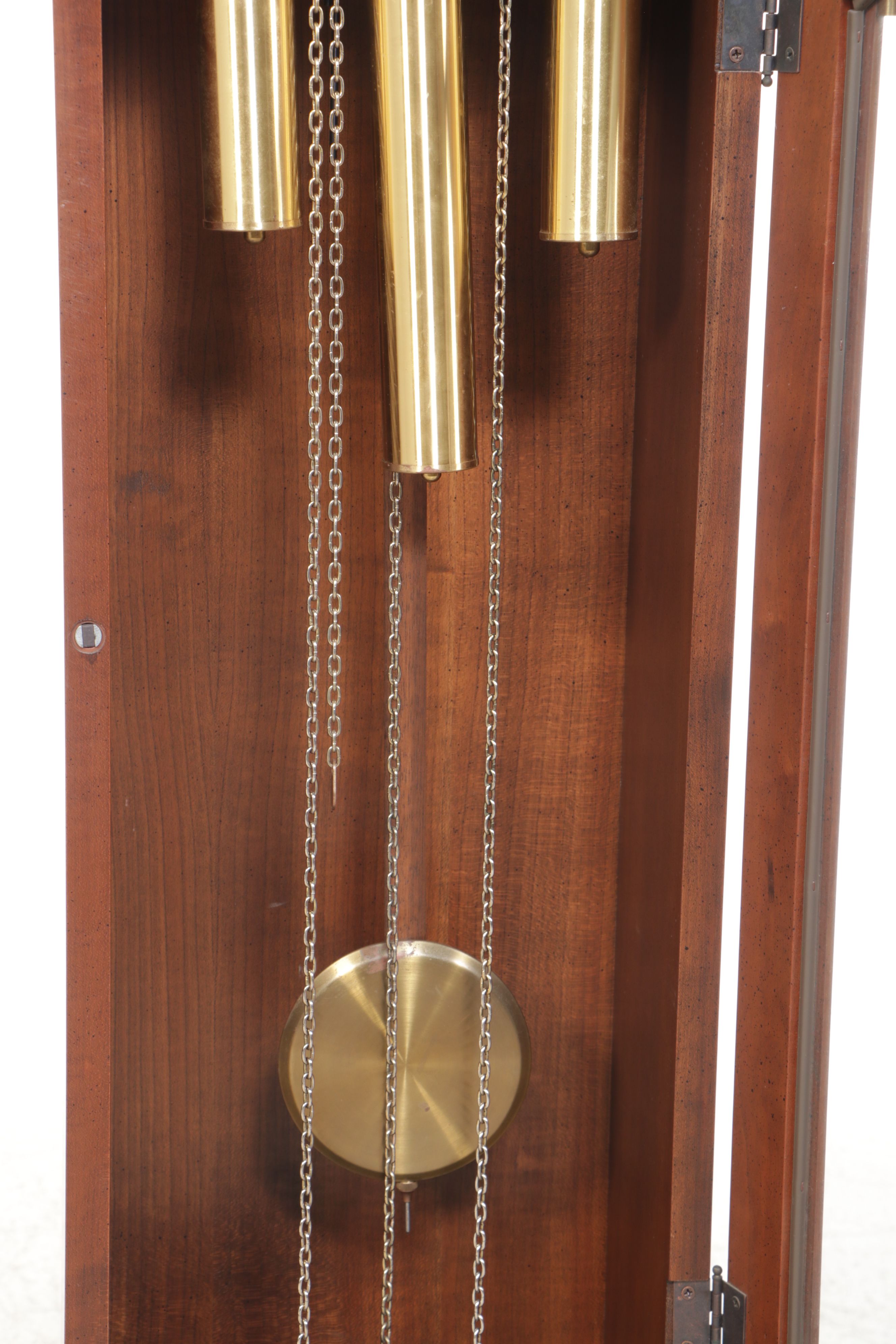 Trend Clocks by Sligh Chippendale Style Walnut Finish Grandfather Clock