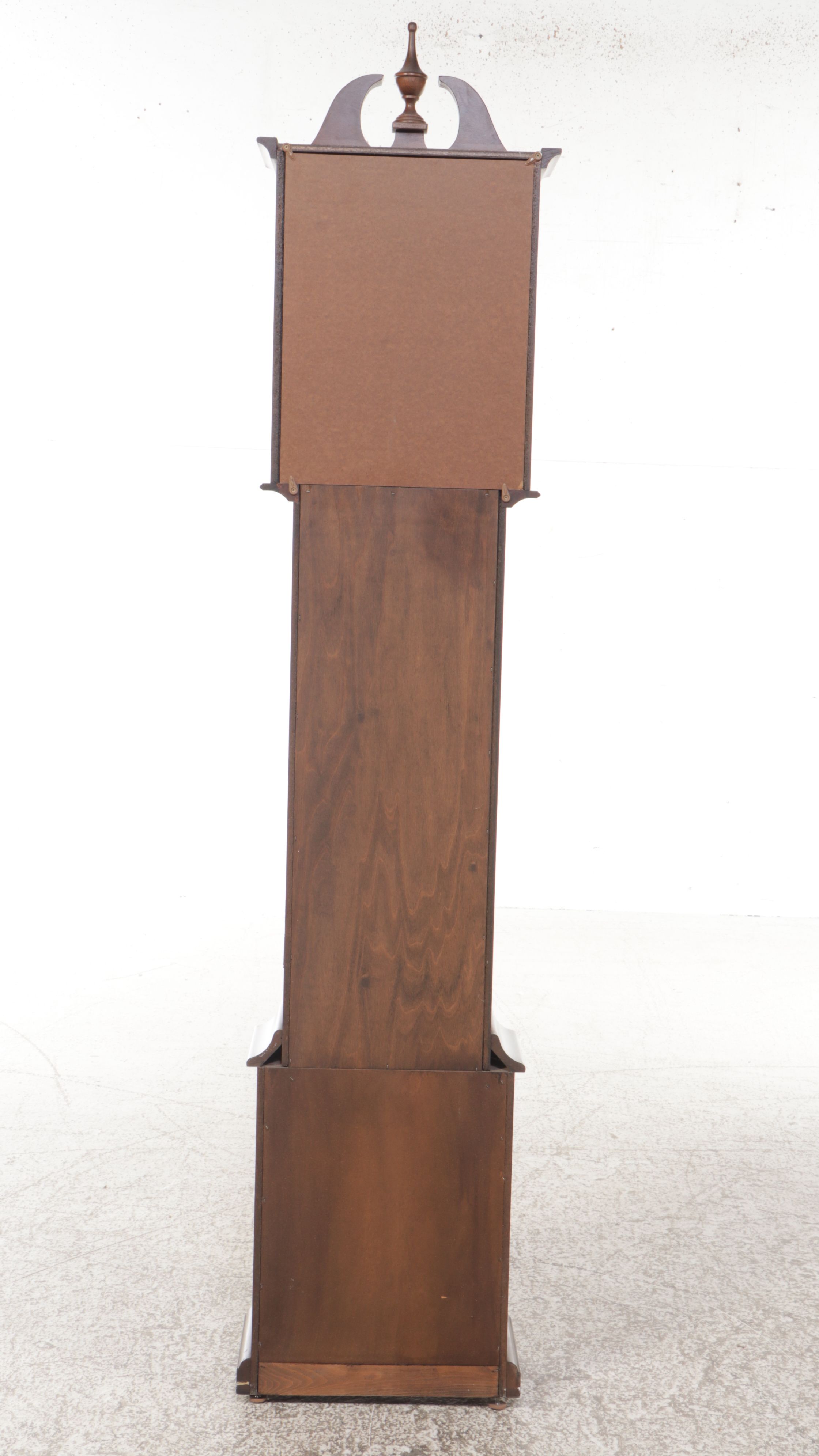 Trend Clocks by Sligh Chippendale Style Walnut Finish Grandfather Clock