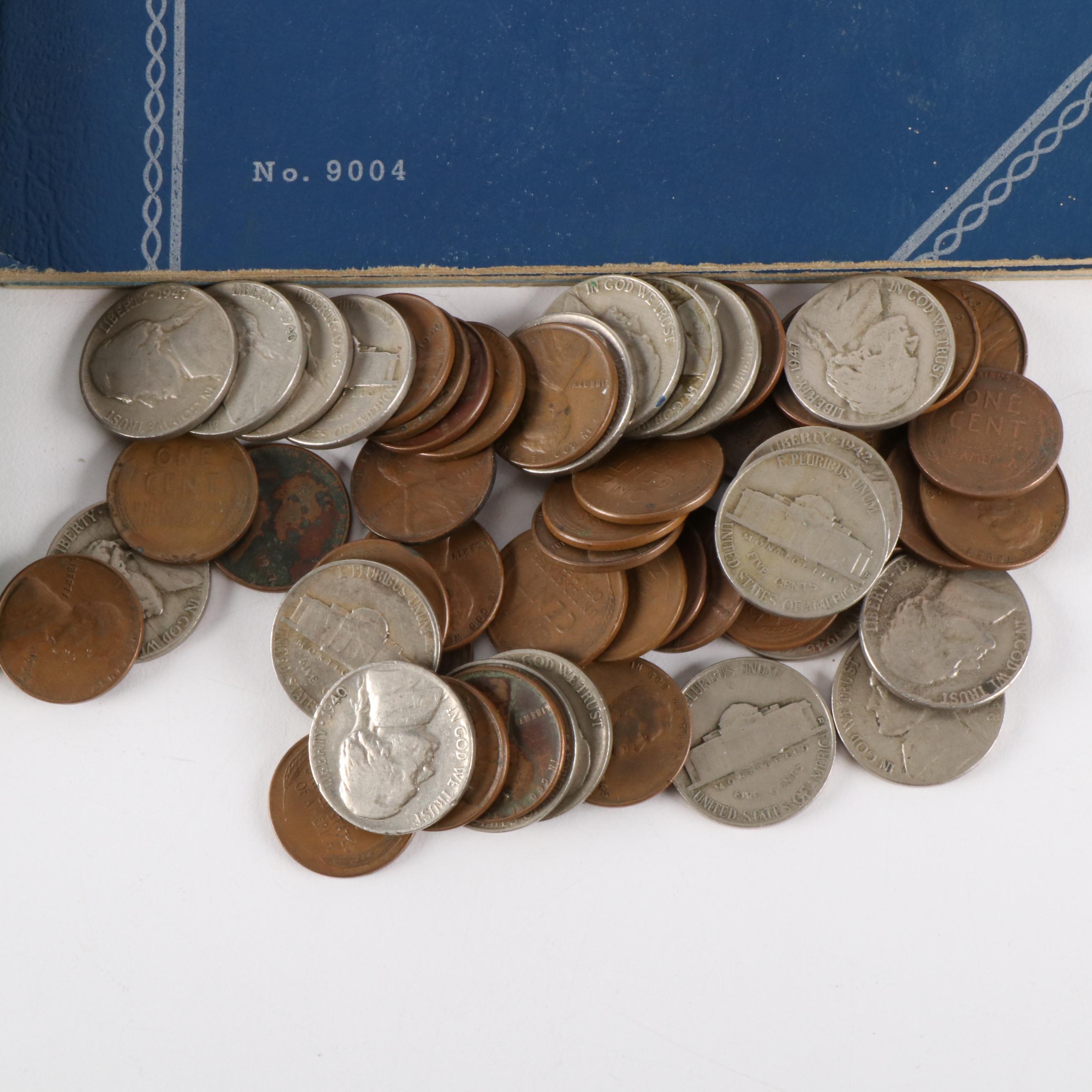 Silver Dimes, Wheat Cents, and Vintage Jefferson Nickels