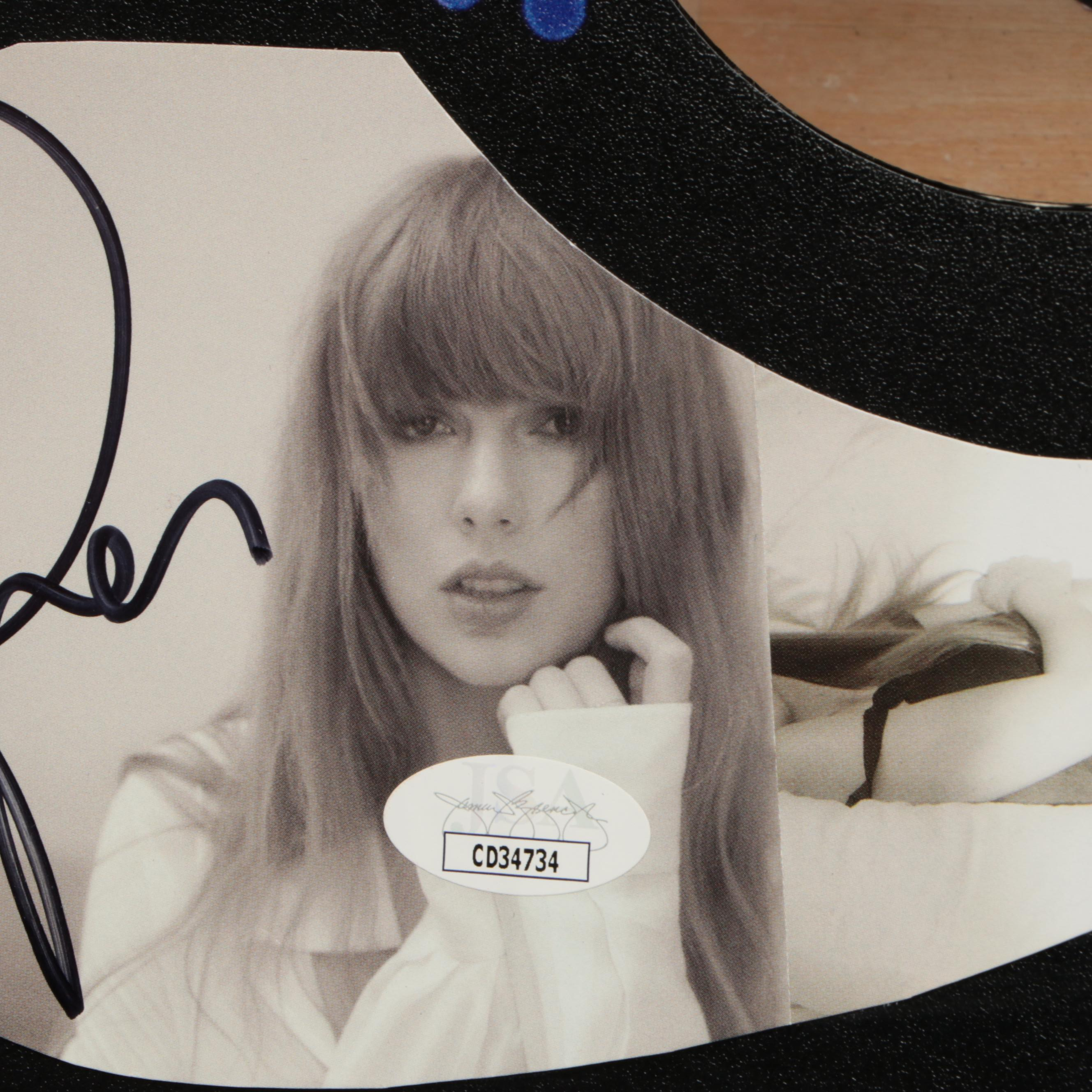 Taylor Swift Decal-Signed "The Eras Tour" Ashthorpe Acoustic Guitar, JSA