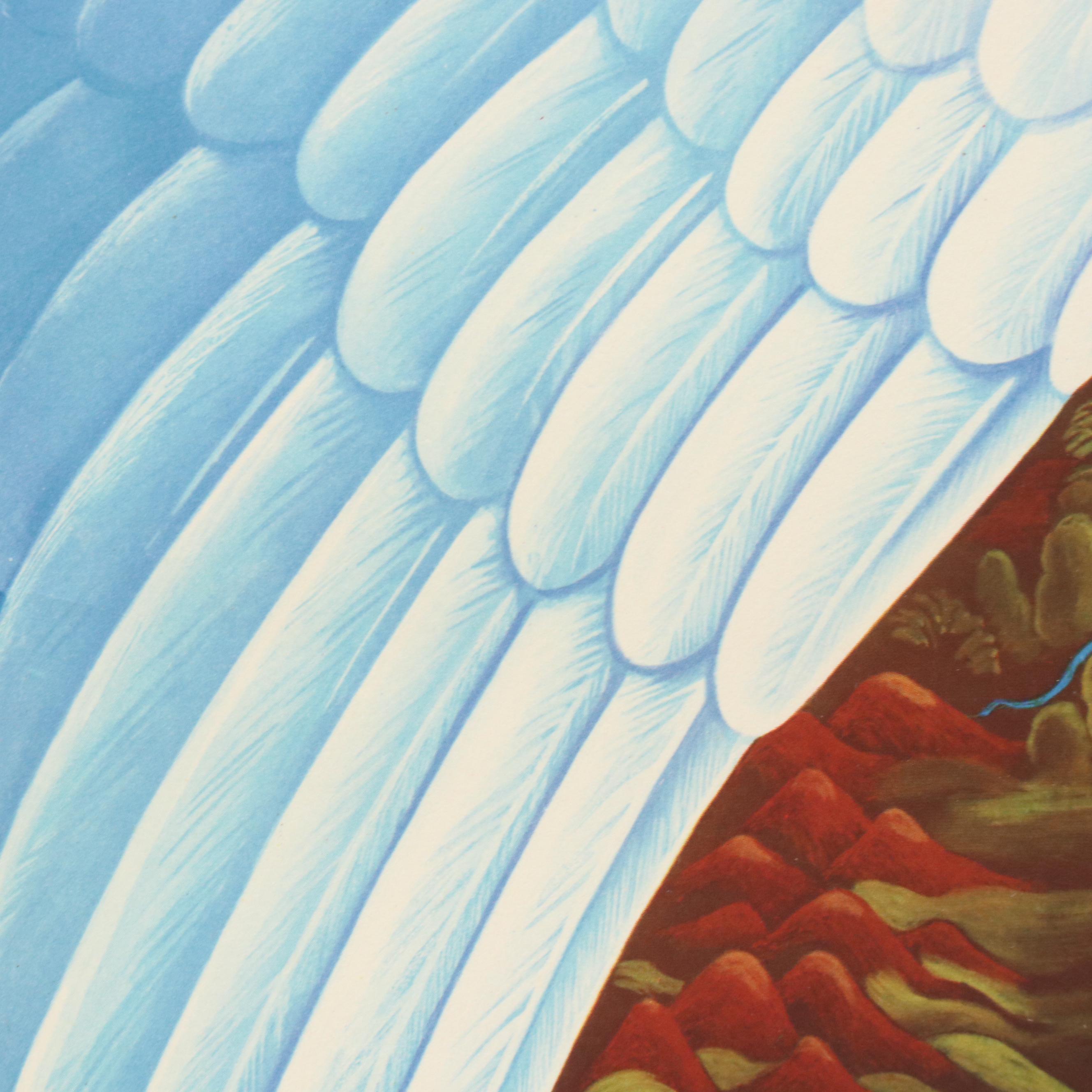 Air France Offset Lithograph "Amérique du Sud," Mid-20th Century