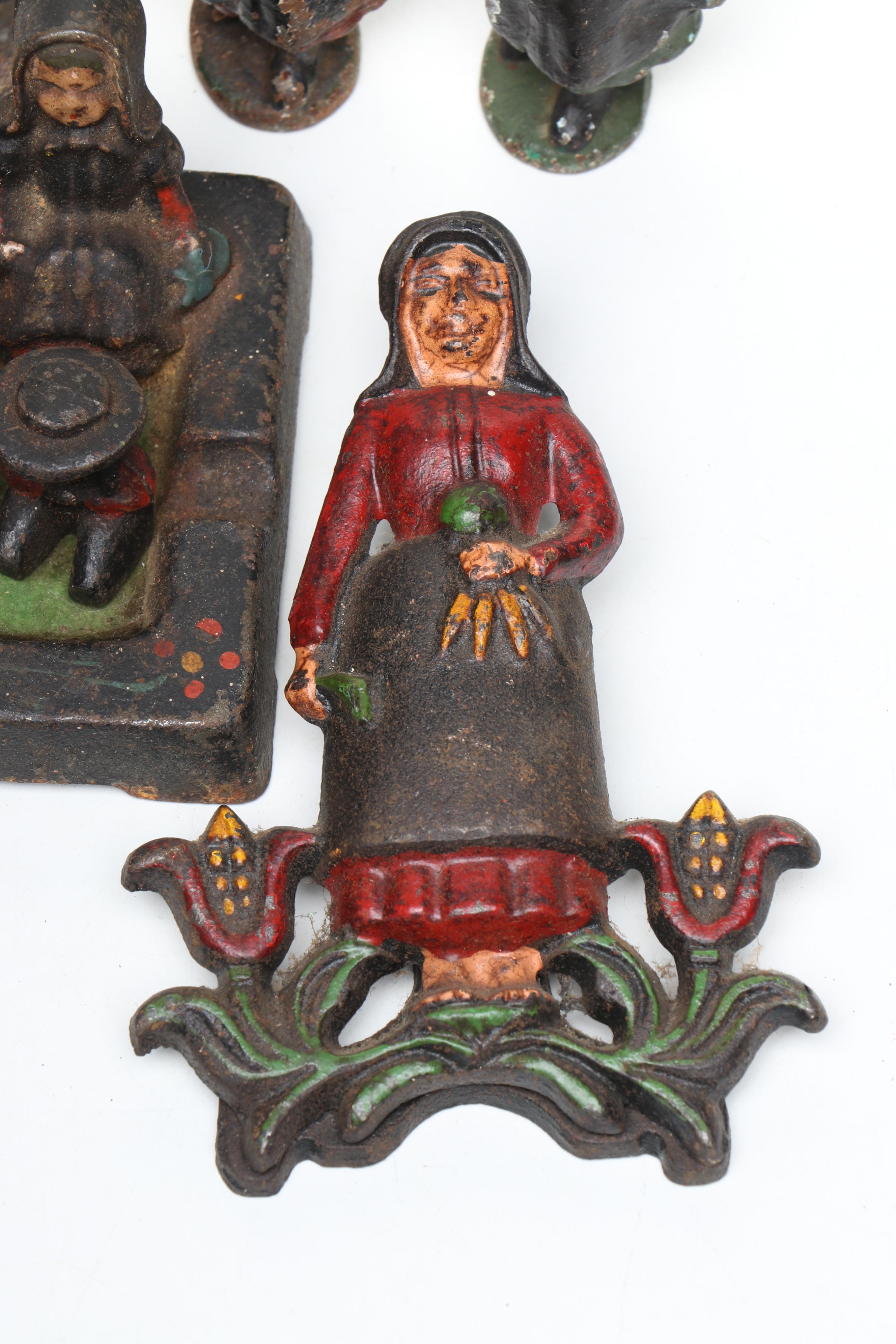 John Wright and Other Cast Iron Ashtrays with More Cast Iron Décor