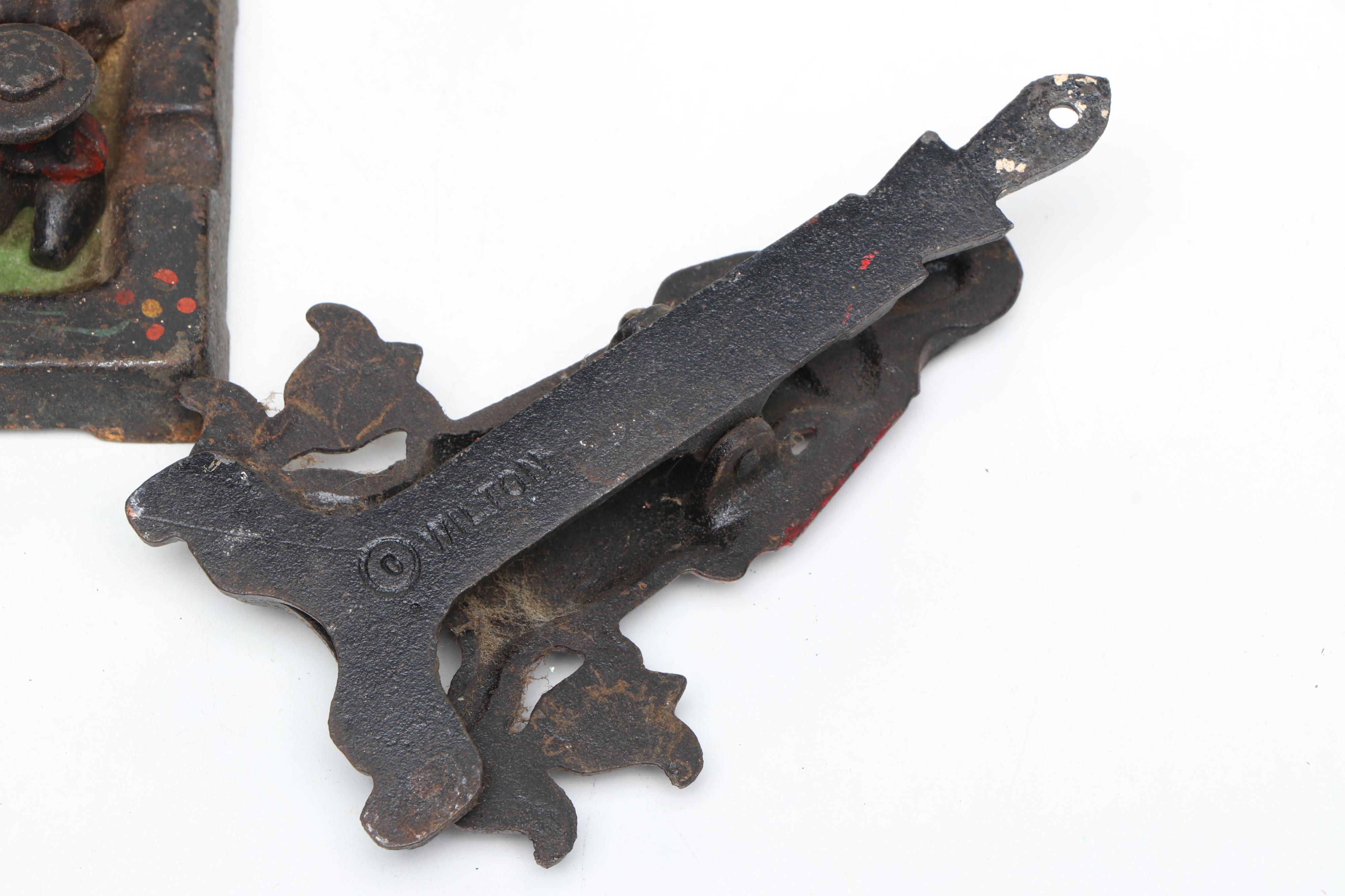 John Wright and Other Cast Iron Ashtrays with More Cast Iron Décor