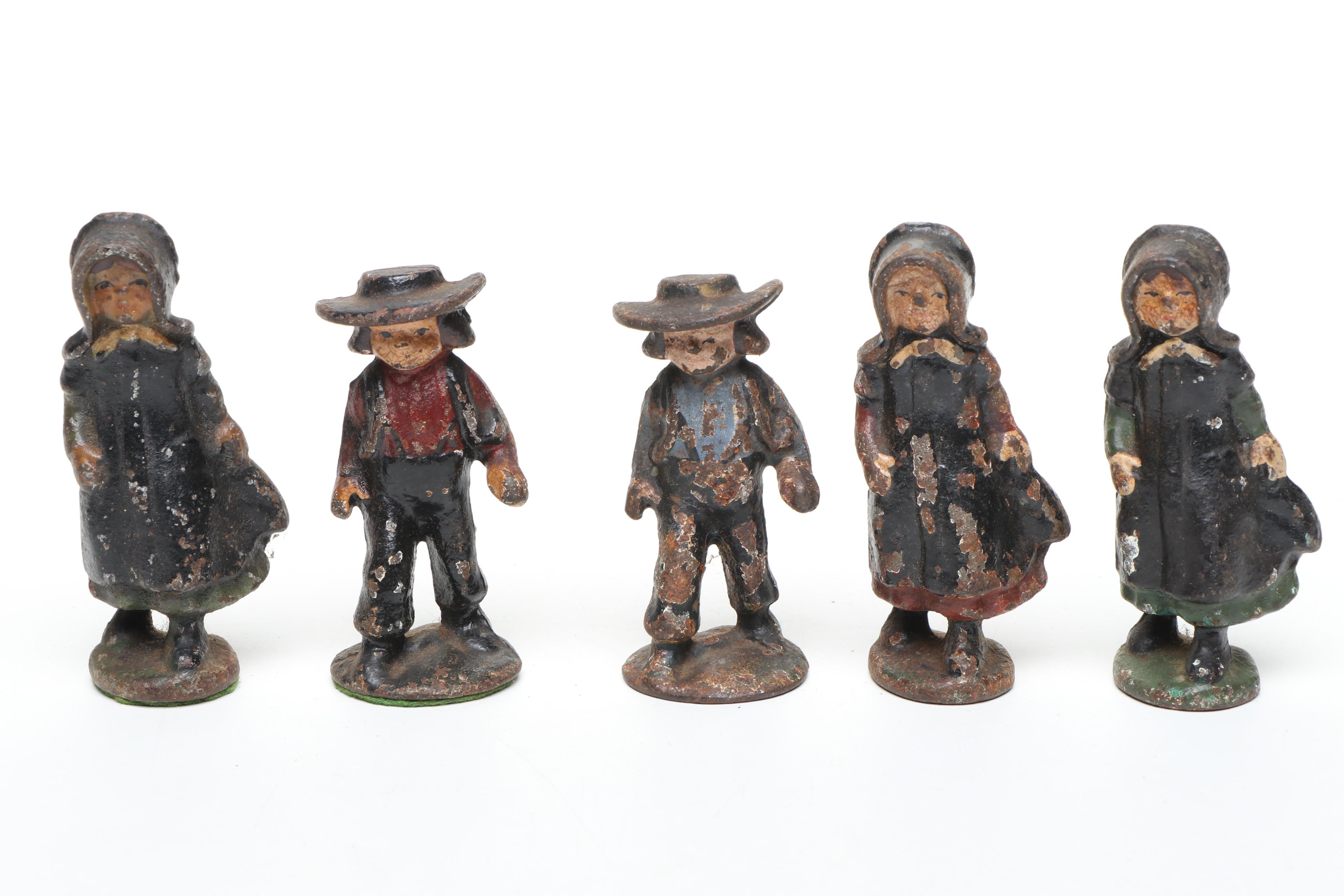 John Wright and Other Cast Iron Ashtrays with More Cast Iron Décor