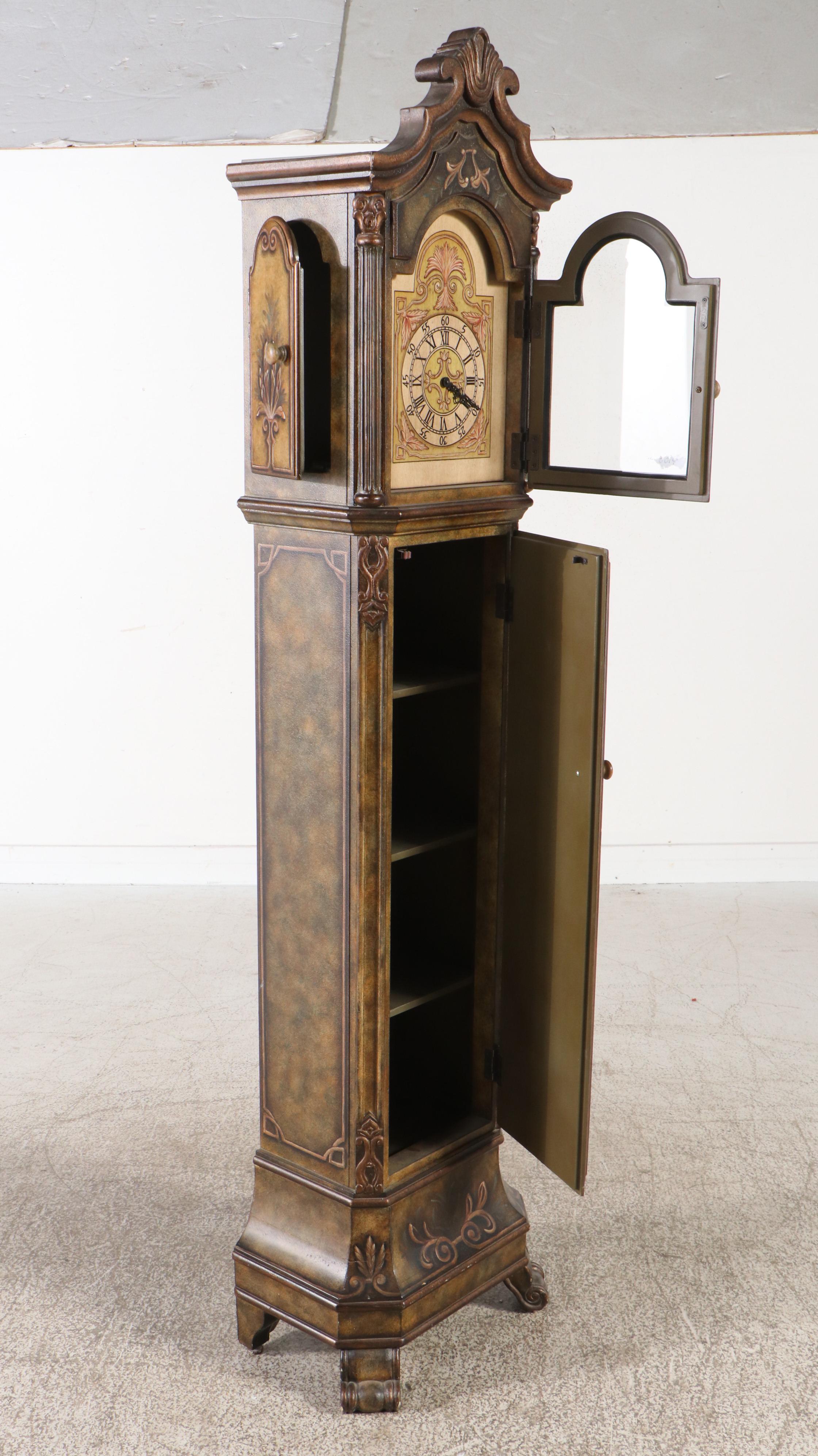Pulaski Furniture "Oriental Treasures" Grandfather Clock with Storage