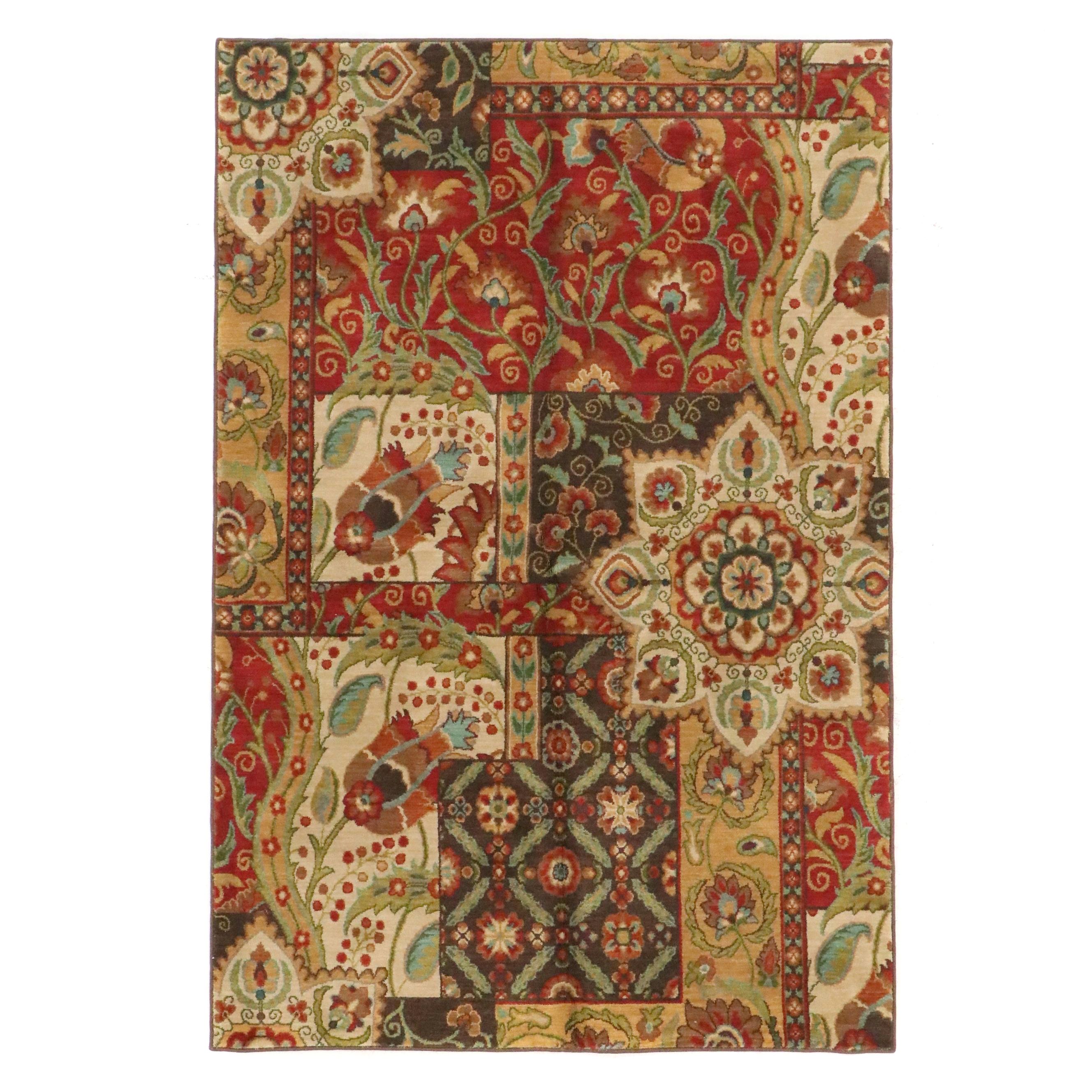 5'6 x 8'1 Machine Made Contemporary Area Rug