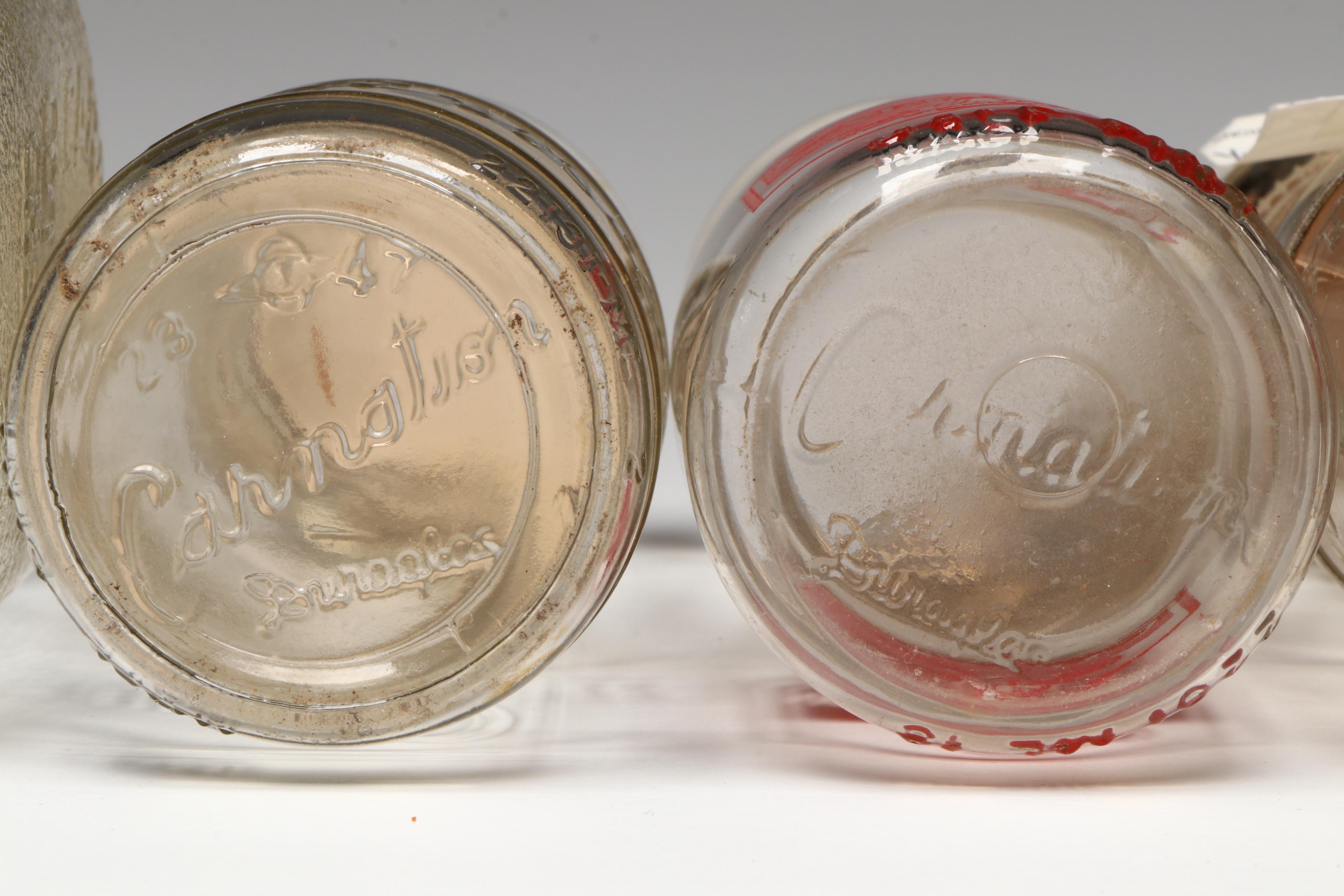 Carnation Milk and Cottage Cheese Advertising Glass Bottles, Mid-20th Century