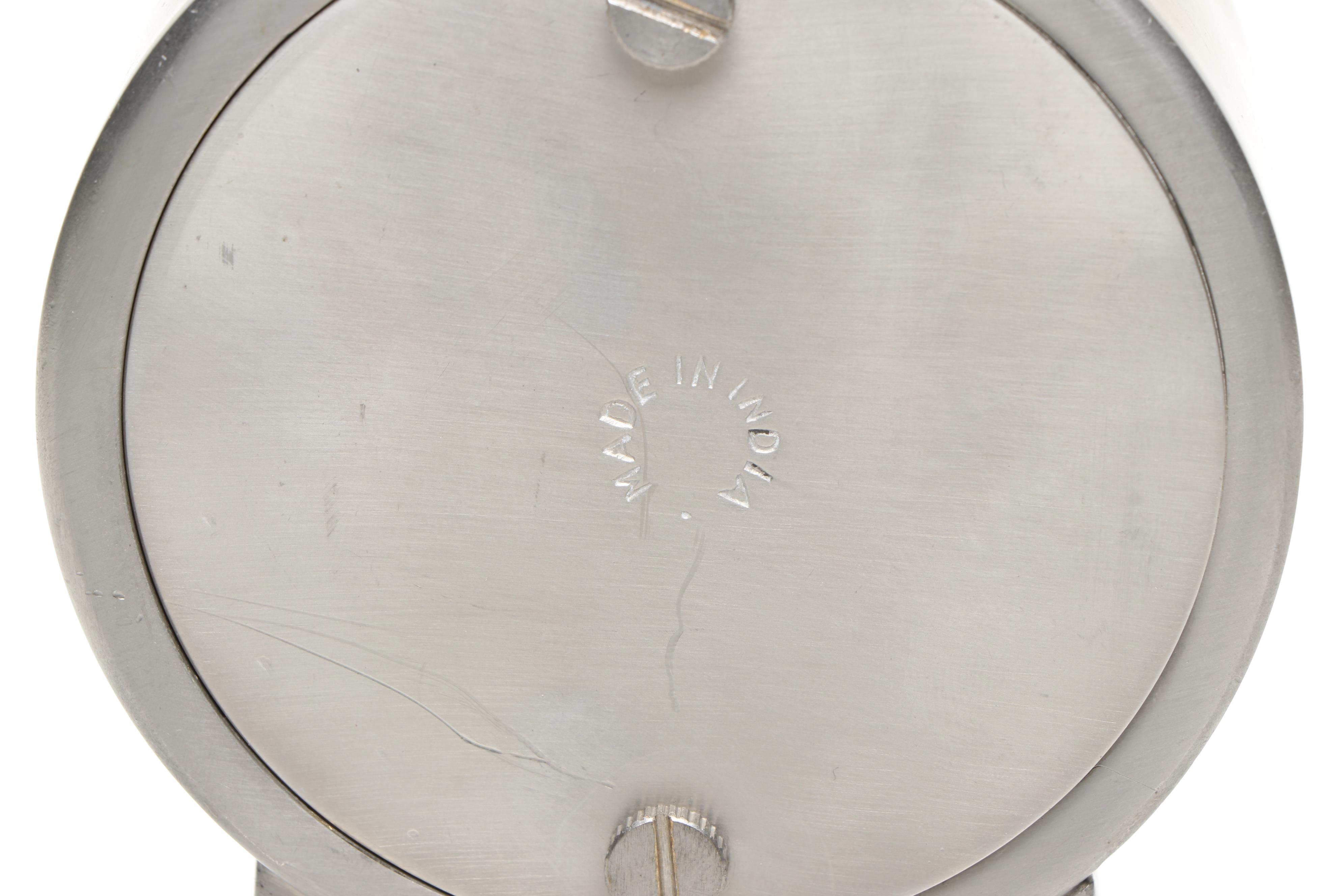 Golden Gate Stainless Steel Mantel Clock