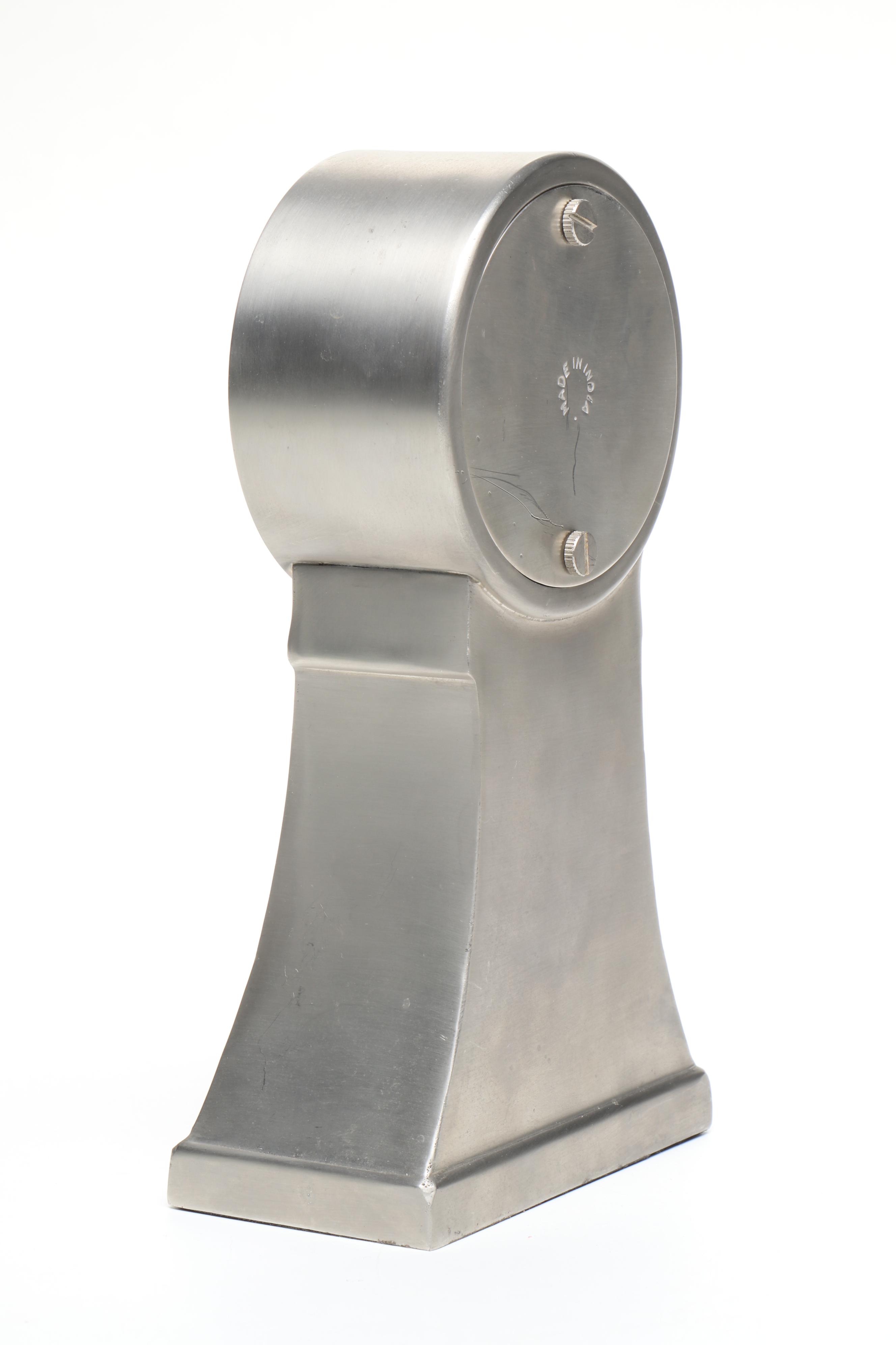 Golden Gate Stainless Steel Mantel Clock