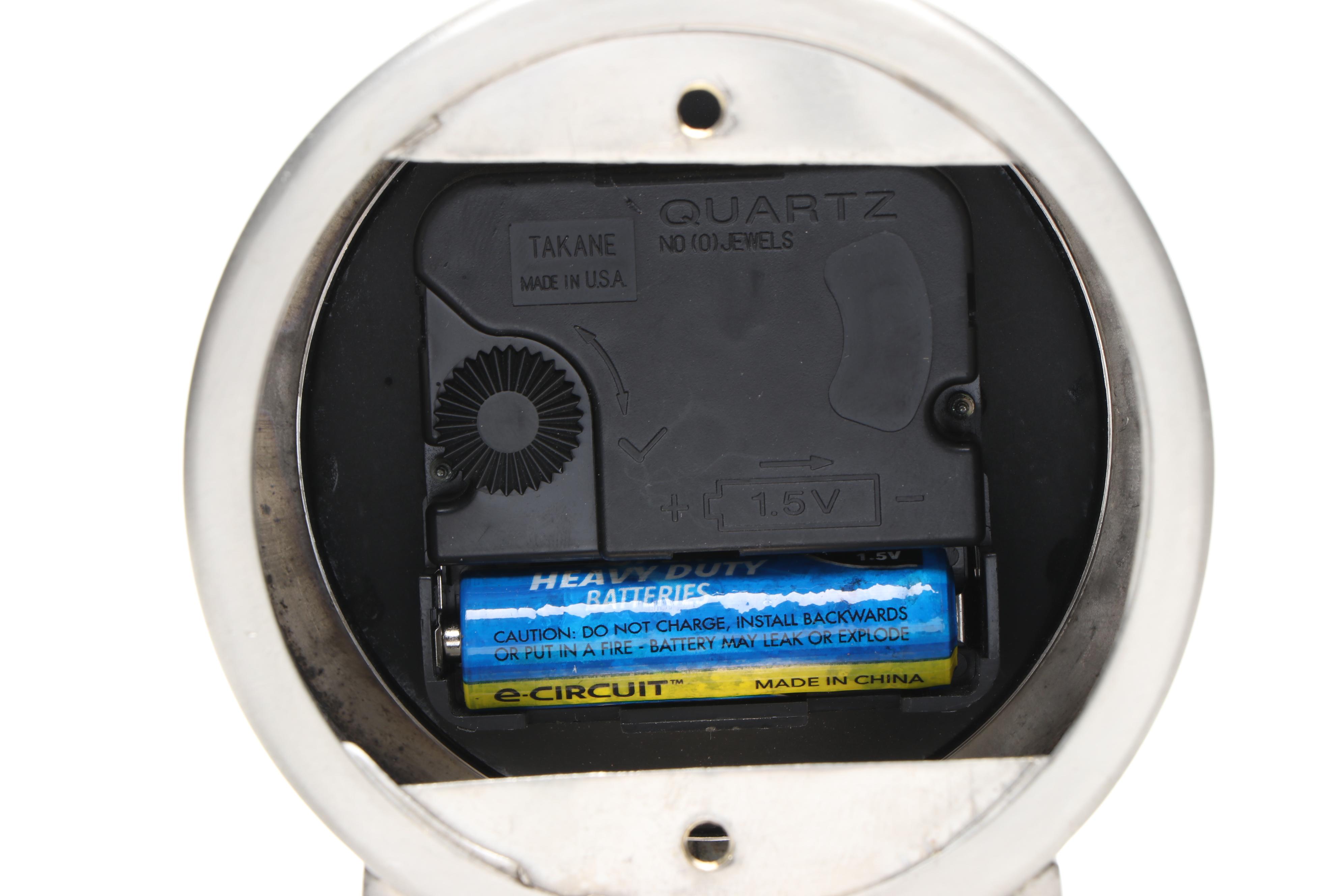 Golden Gate Stainless Steel Mantel Clock