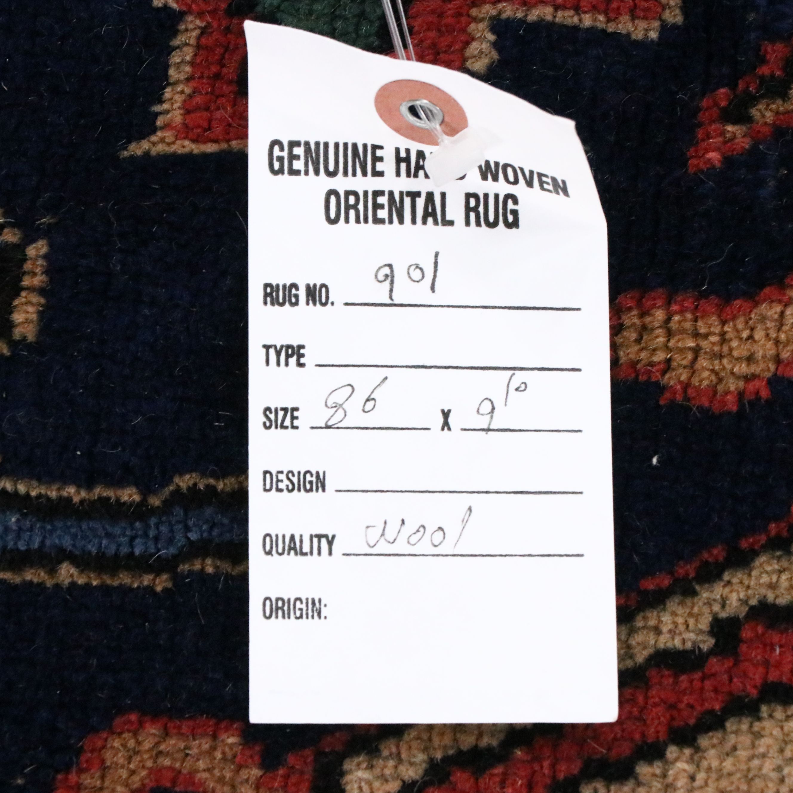 8'4 x 9'10 Hand-Knotted Caucasian Kazak Area Rug