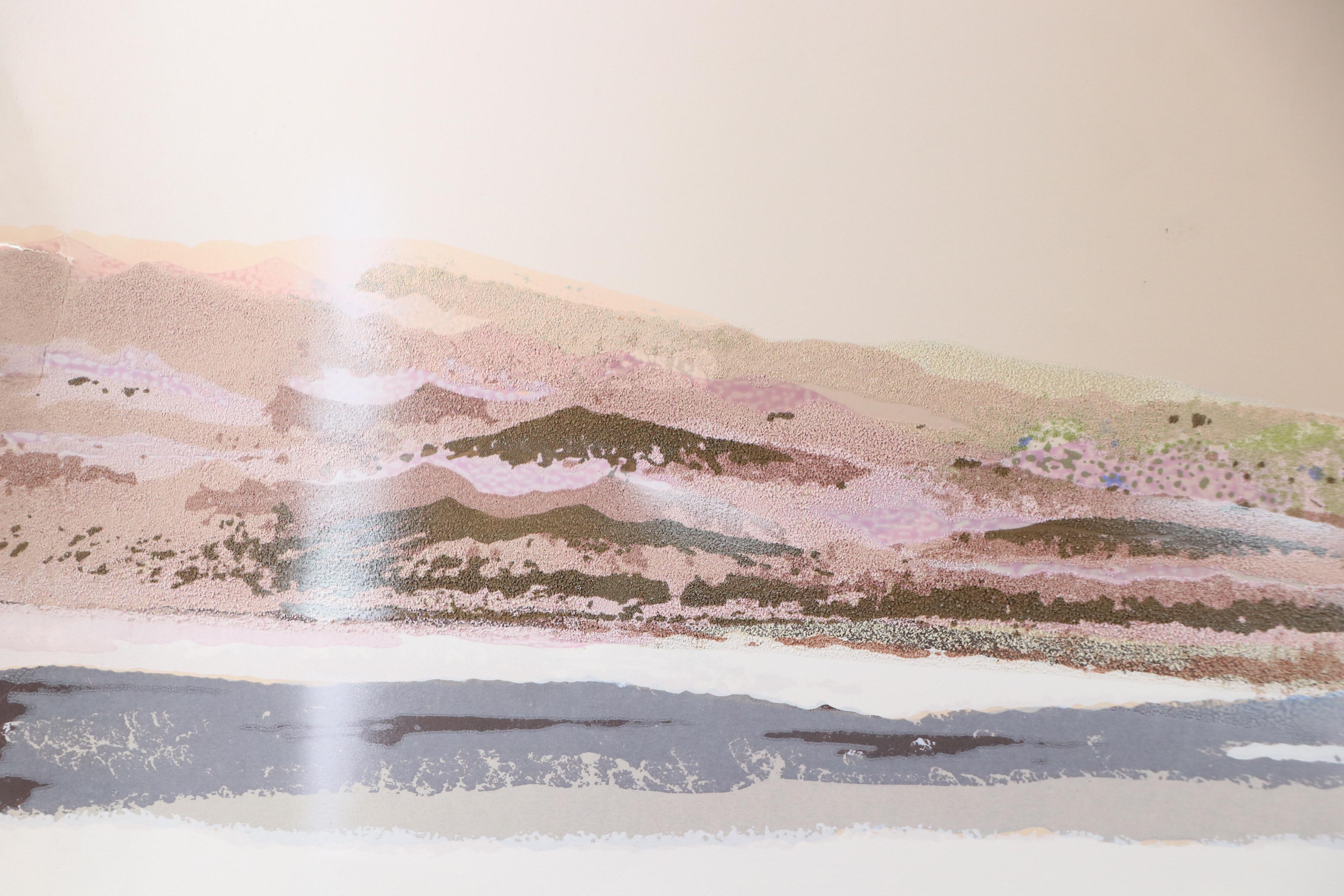 Elba Alvarez Landscape Serigraph "Paisaje"