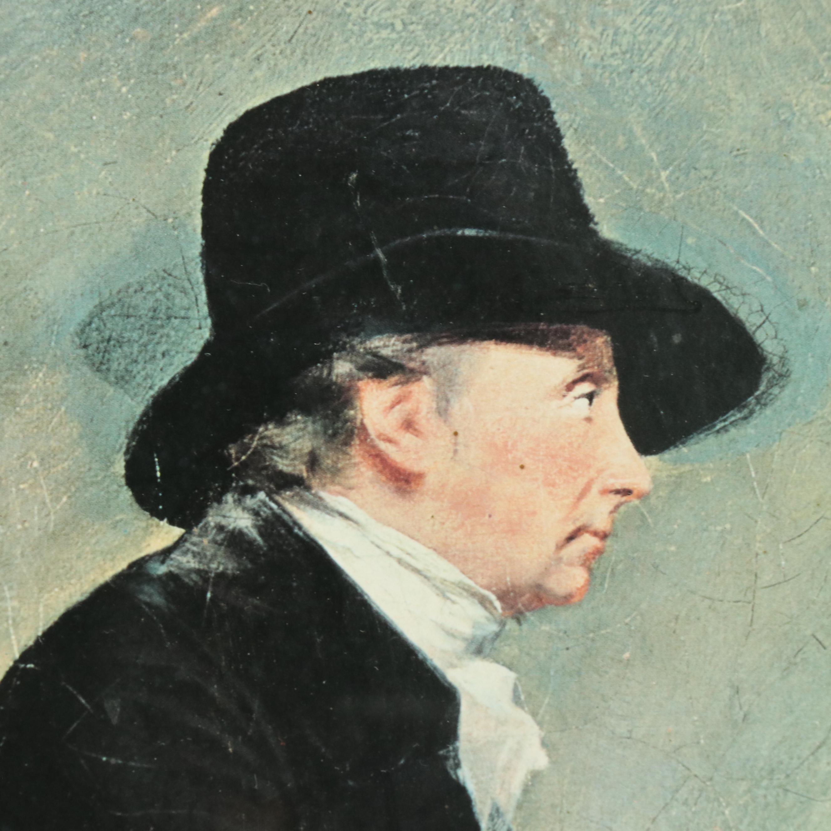 Offset Lithograph "The Skating Minister"