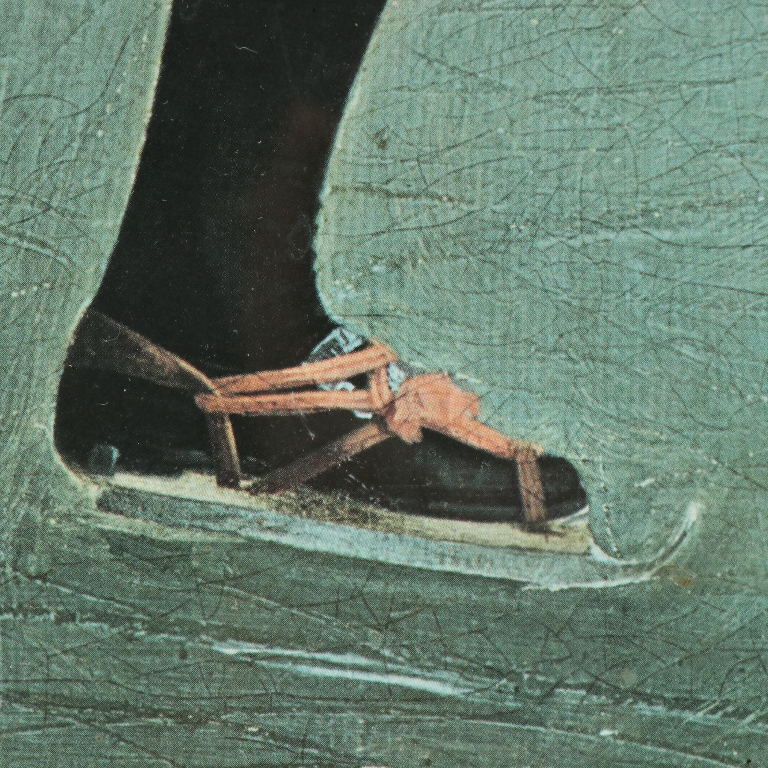 Offset Lithograph "The Skating Minister"