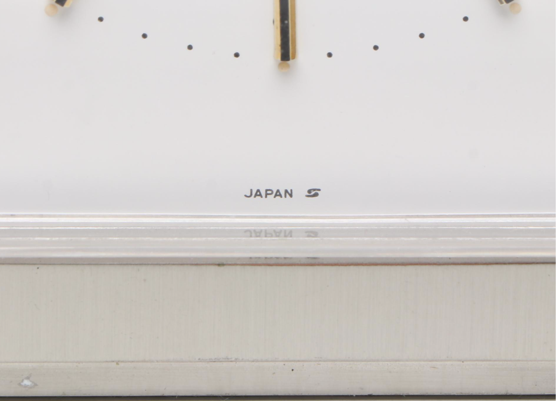 Seiko Stainless Steel and Brass Alarm Clock