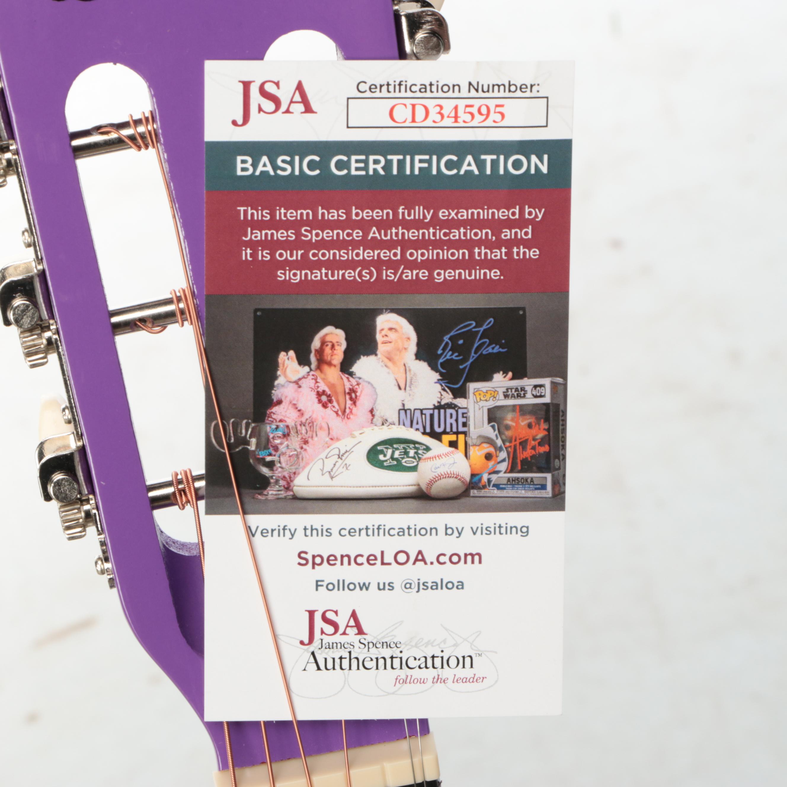 Taylor Swift Decal-Signed Ashthorpe Acoustic Guitar, JSA