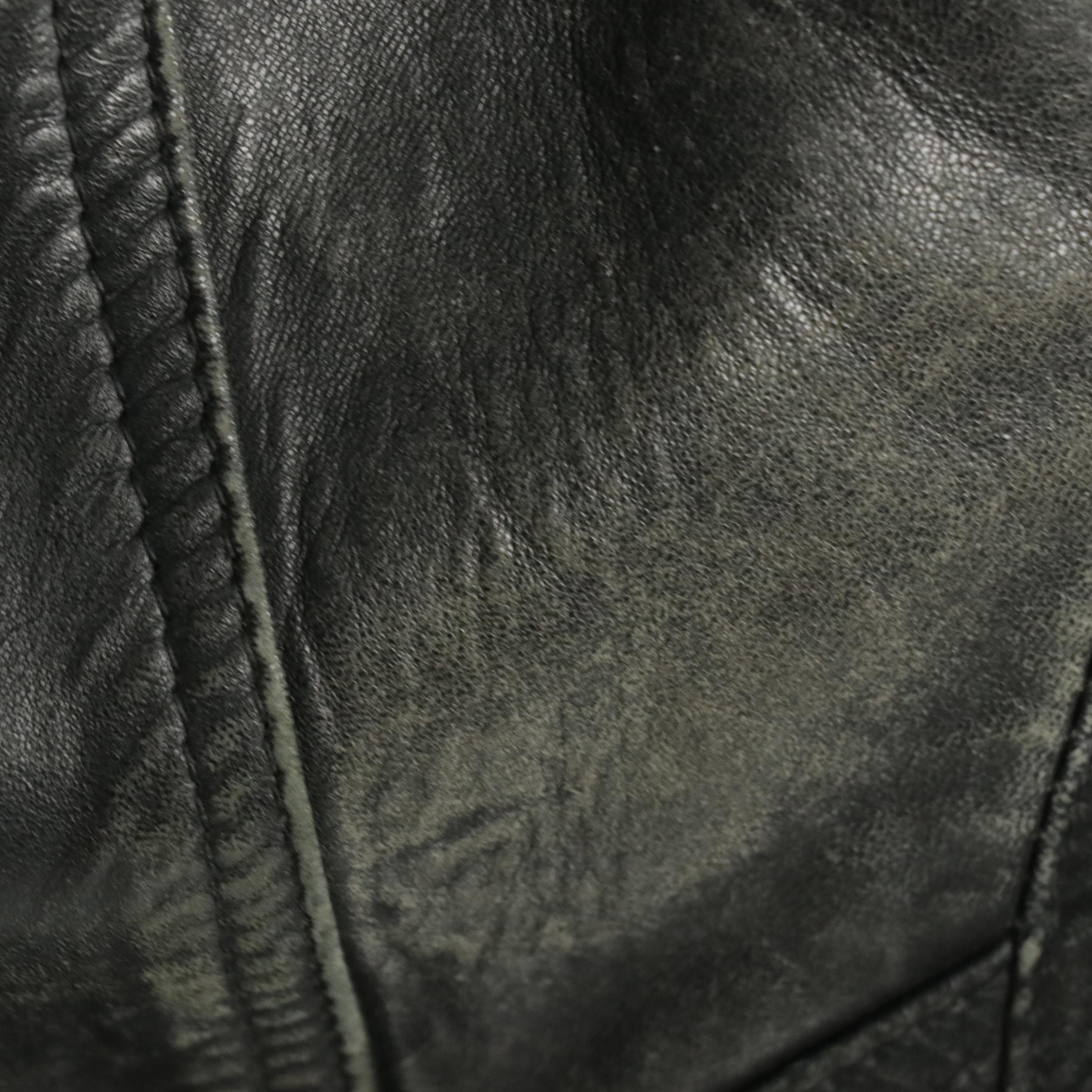 The Limited Black Leather Belted Moto Jacket