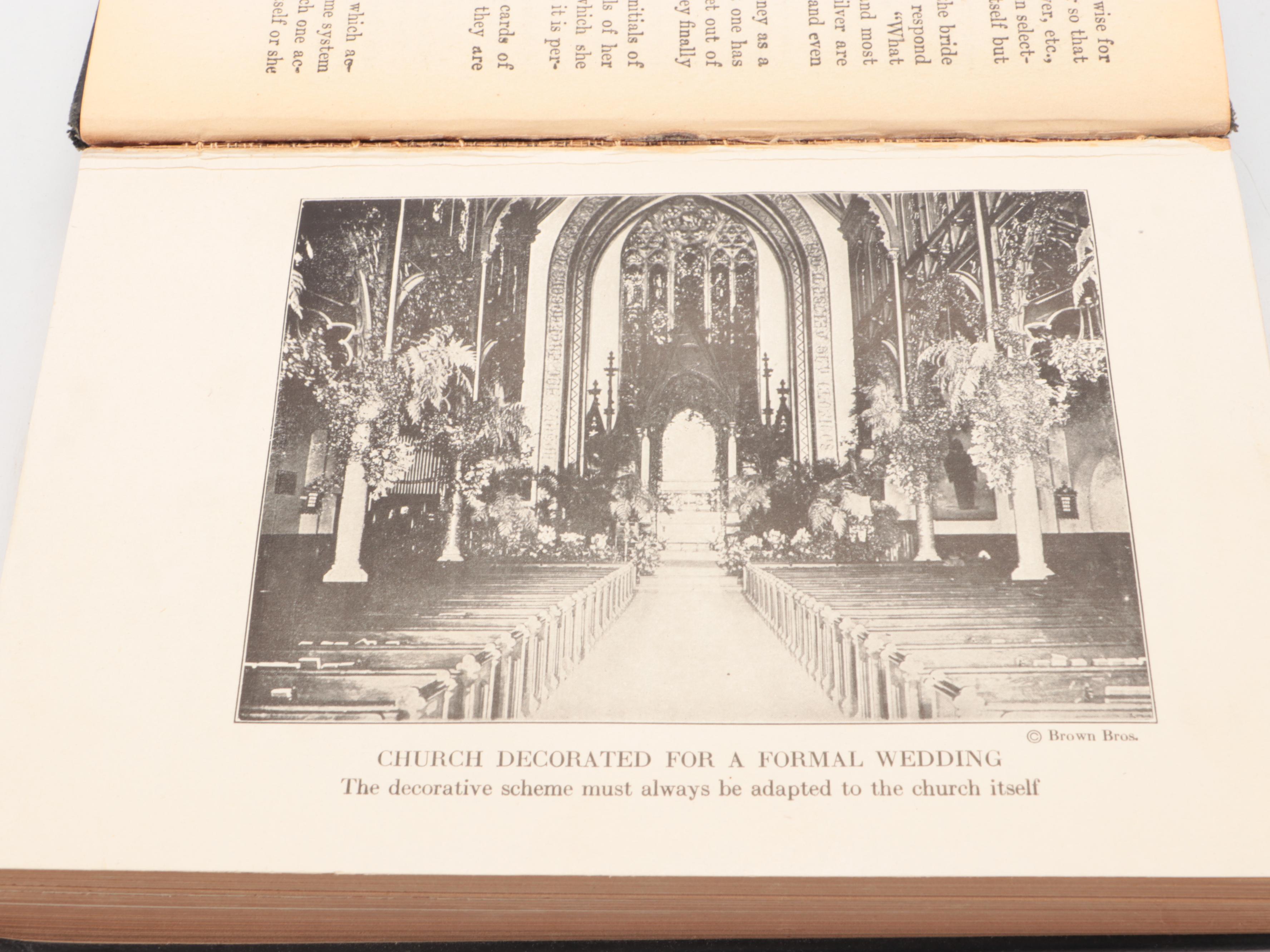 Illustrated "Book of Etiquette" Two-Volume Set by Lillian Eichler, 1922