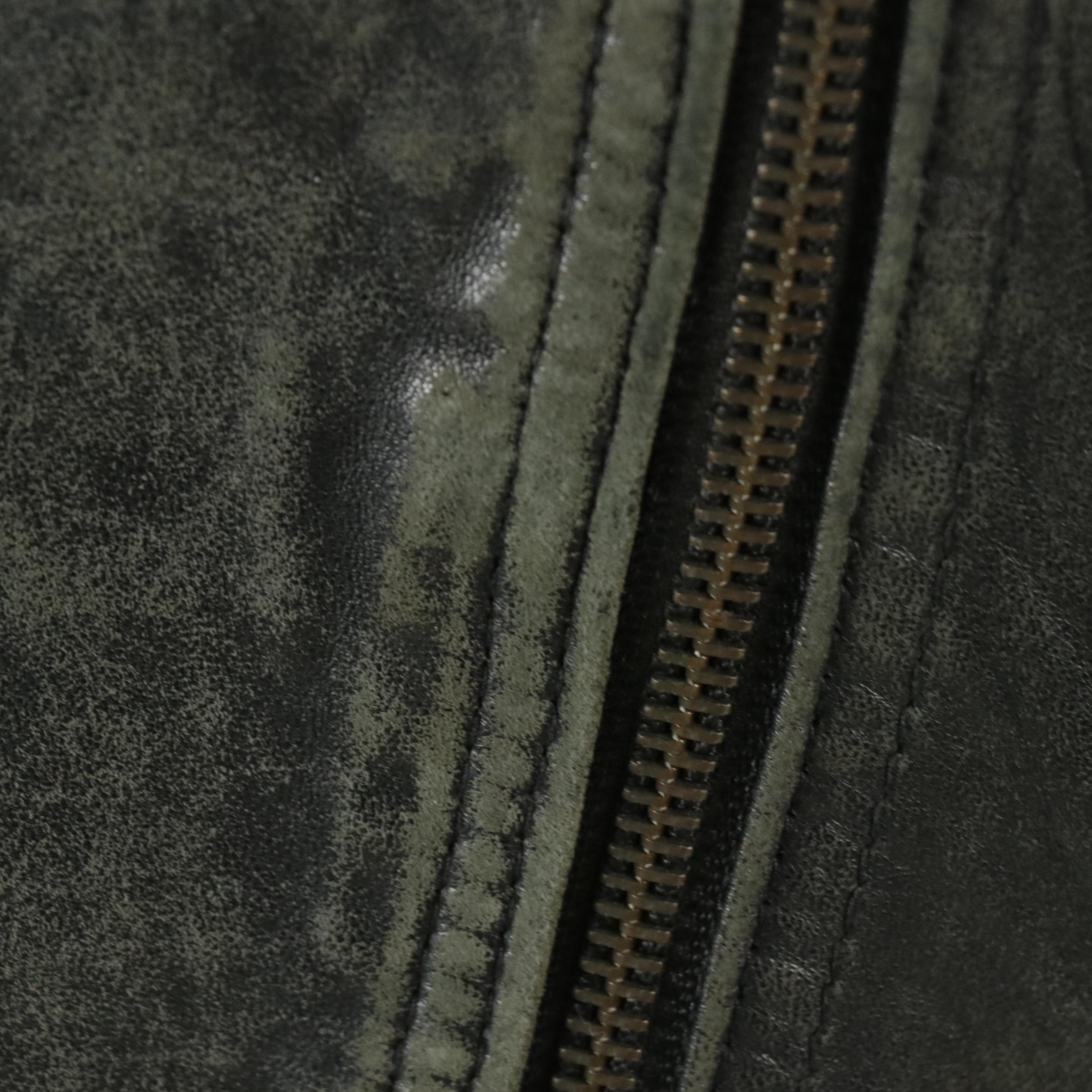 The Limited Black Leather Belted Moto Jacket