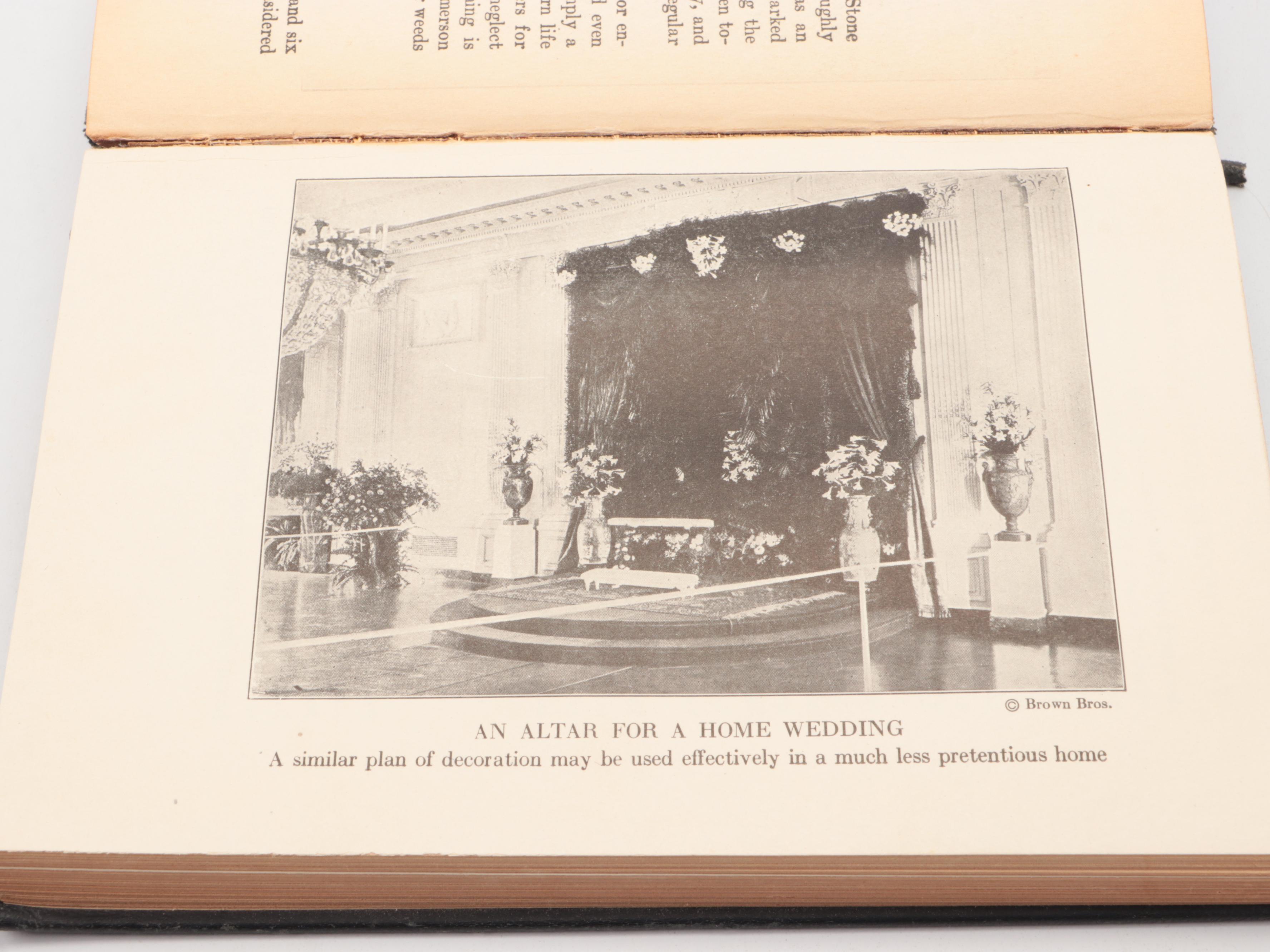 Illustrated "Book of Etiquette" Two-Volume Set by Lillian Eichler, 1922