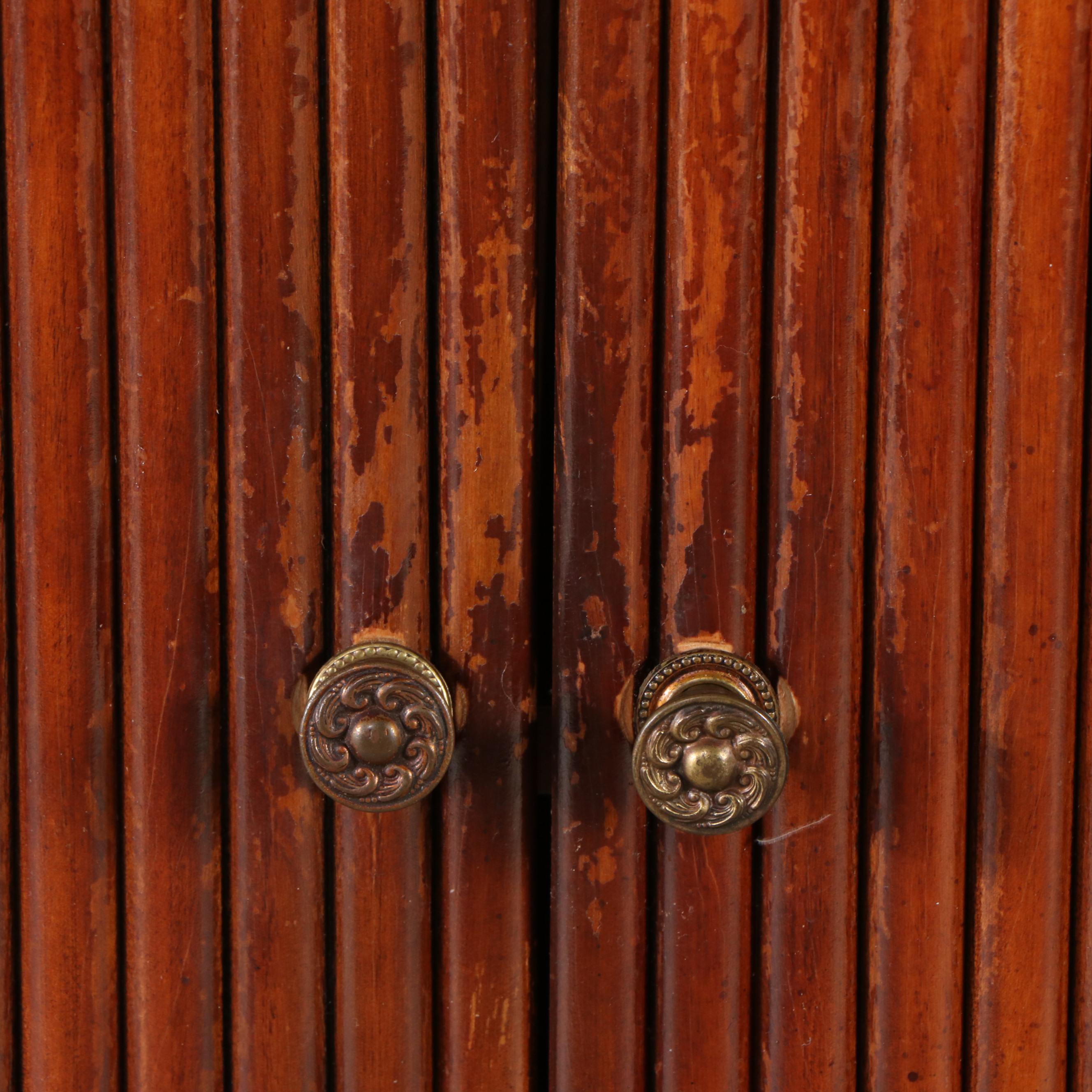 Sheraton Style Mahogany Gentleman's Chest, Mid to Late 20th Century