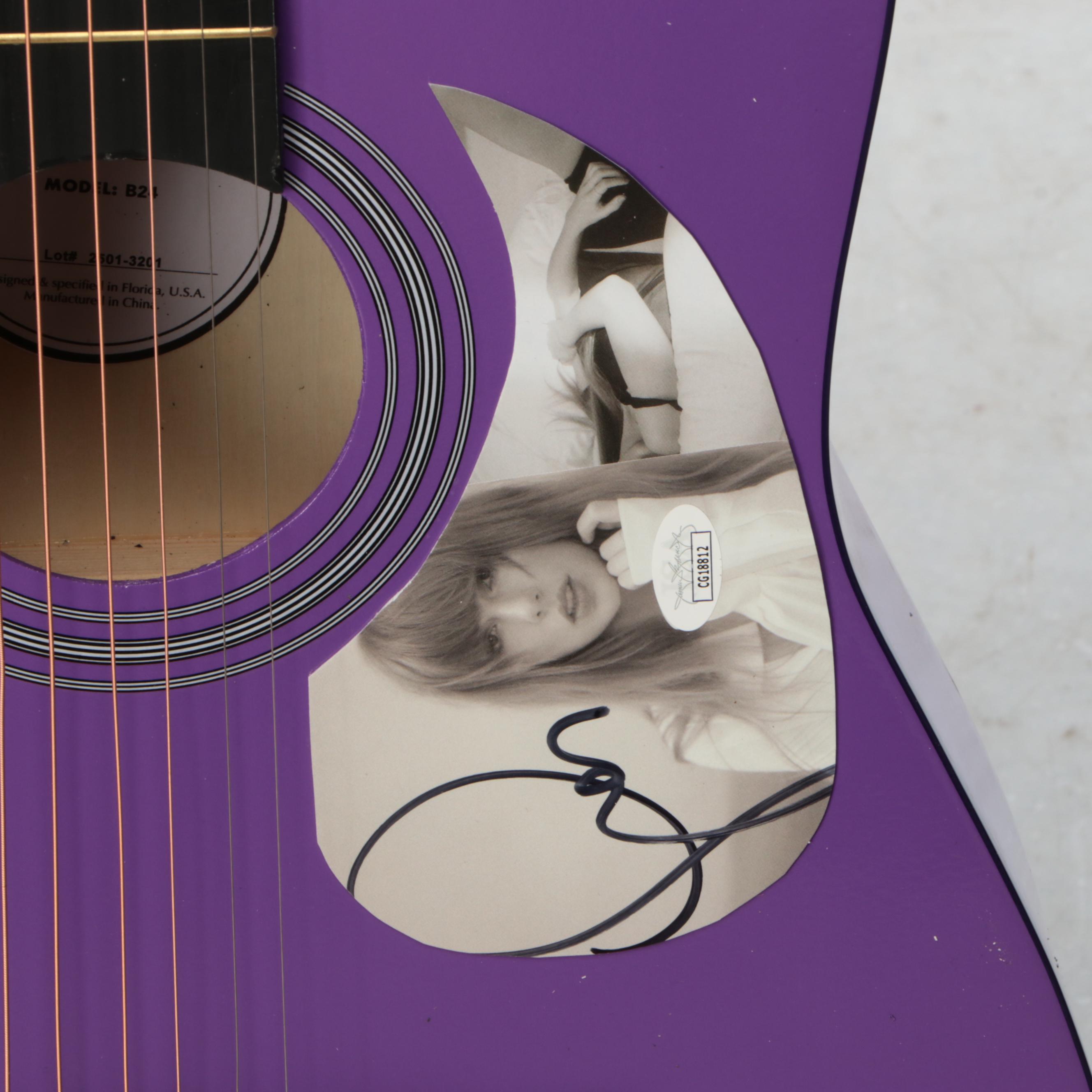 Taylor Swift Decal-Signed Ashthorpe Acoustic Guitar, JSA