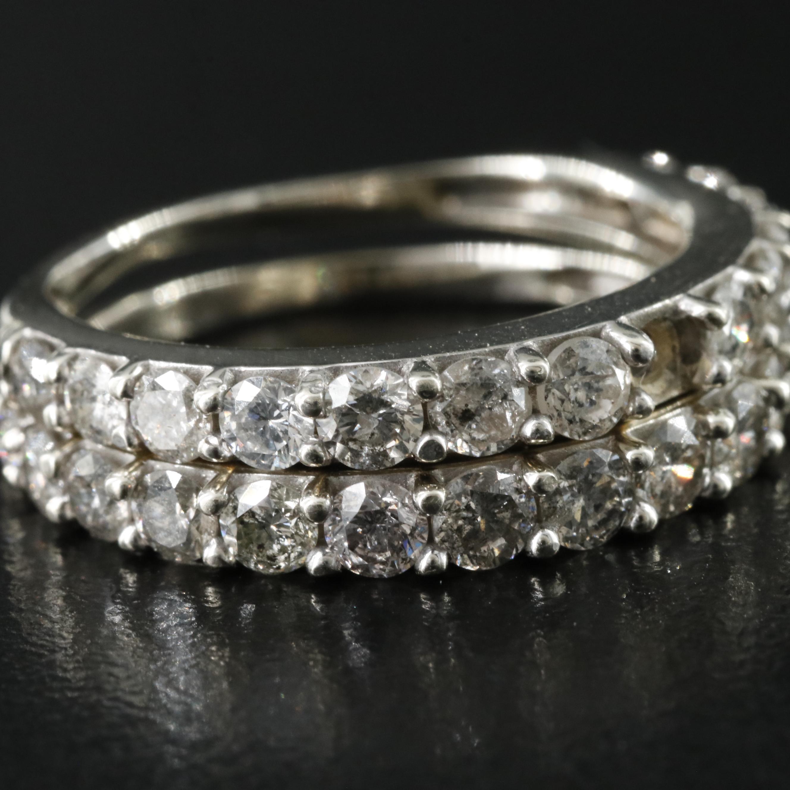 10K 1.68 CTW Diamond Bands