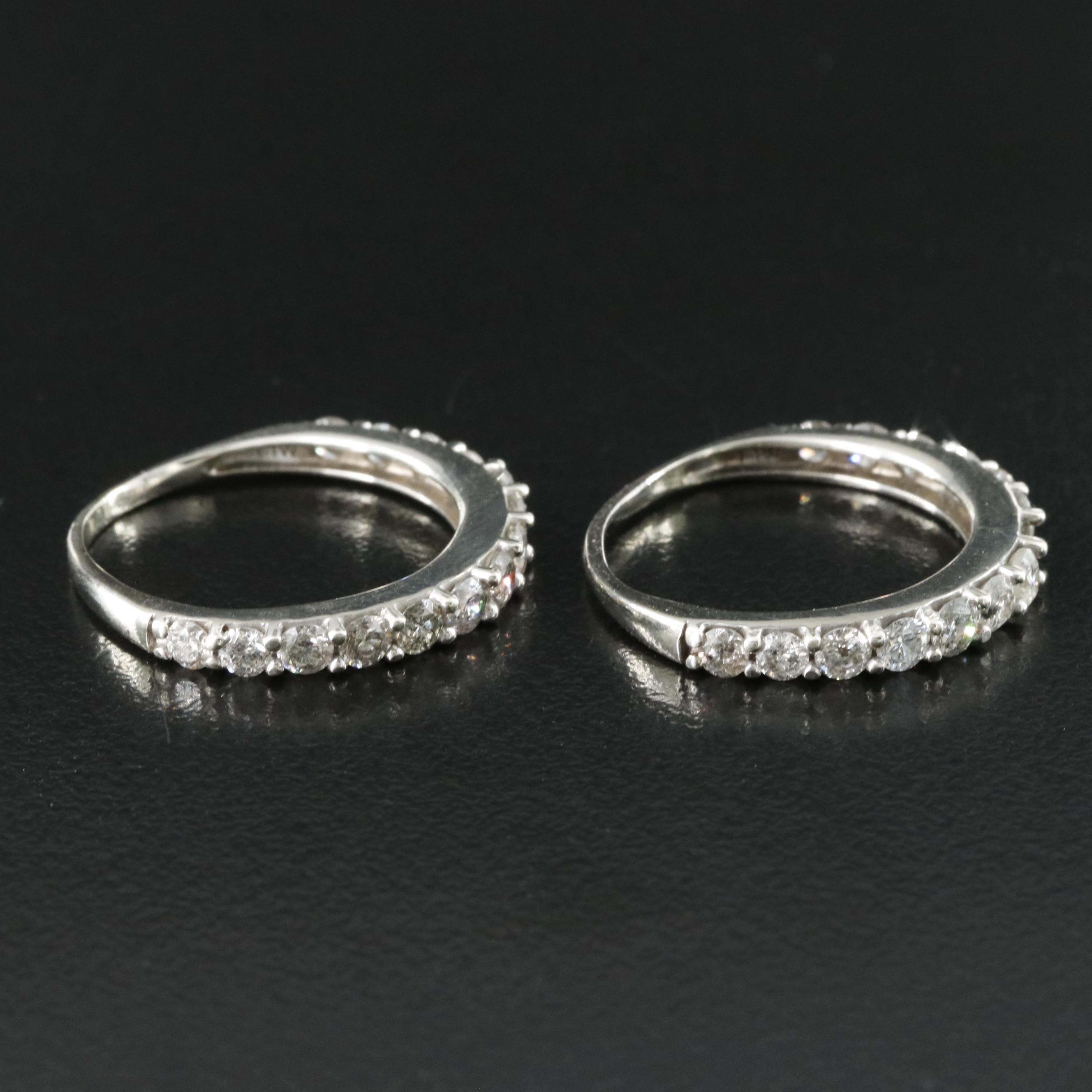 10K 1.68 CTW Diamond Bands