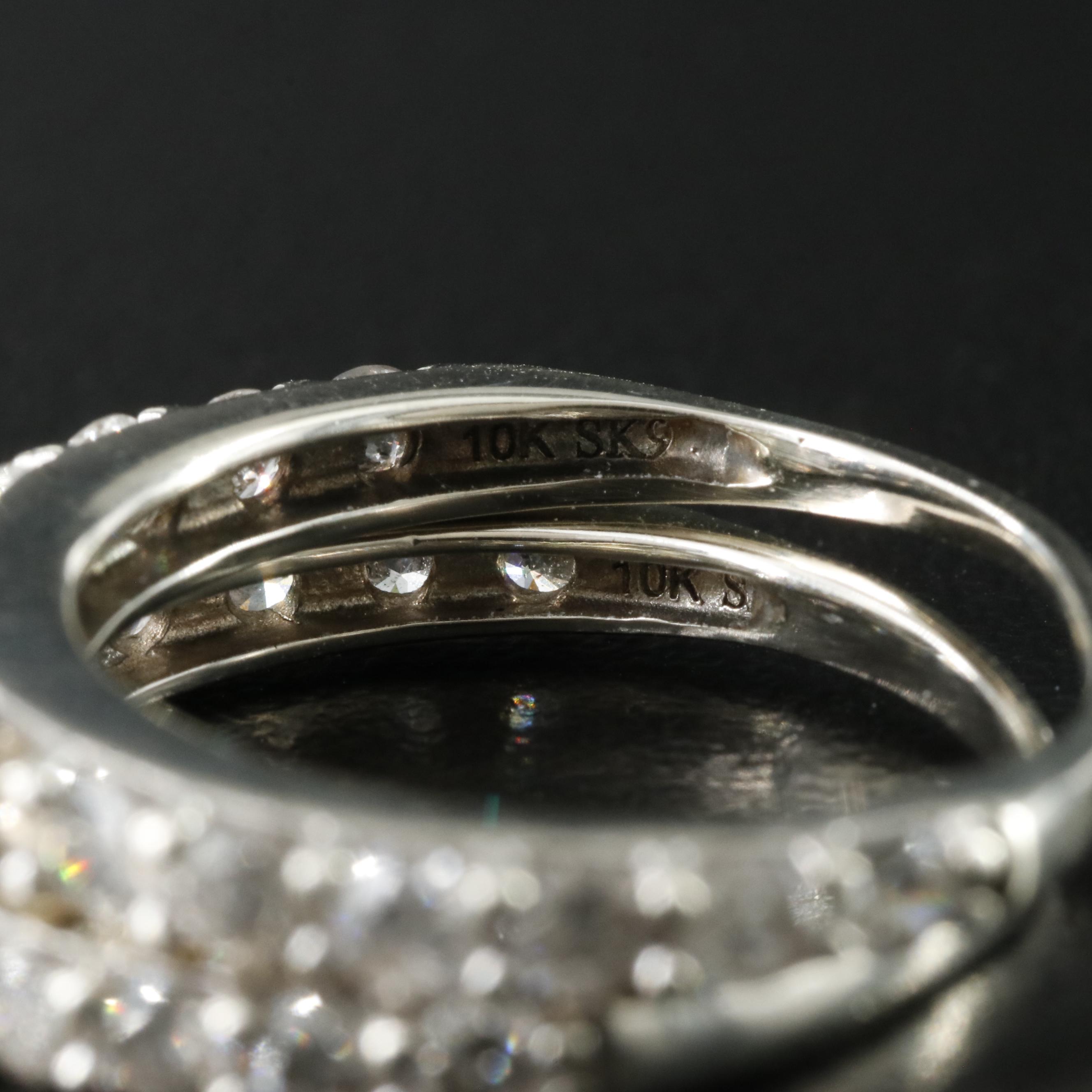 10K 1.68 CTW Diamond Bands