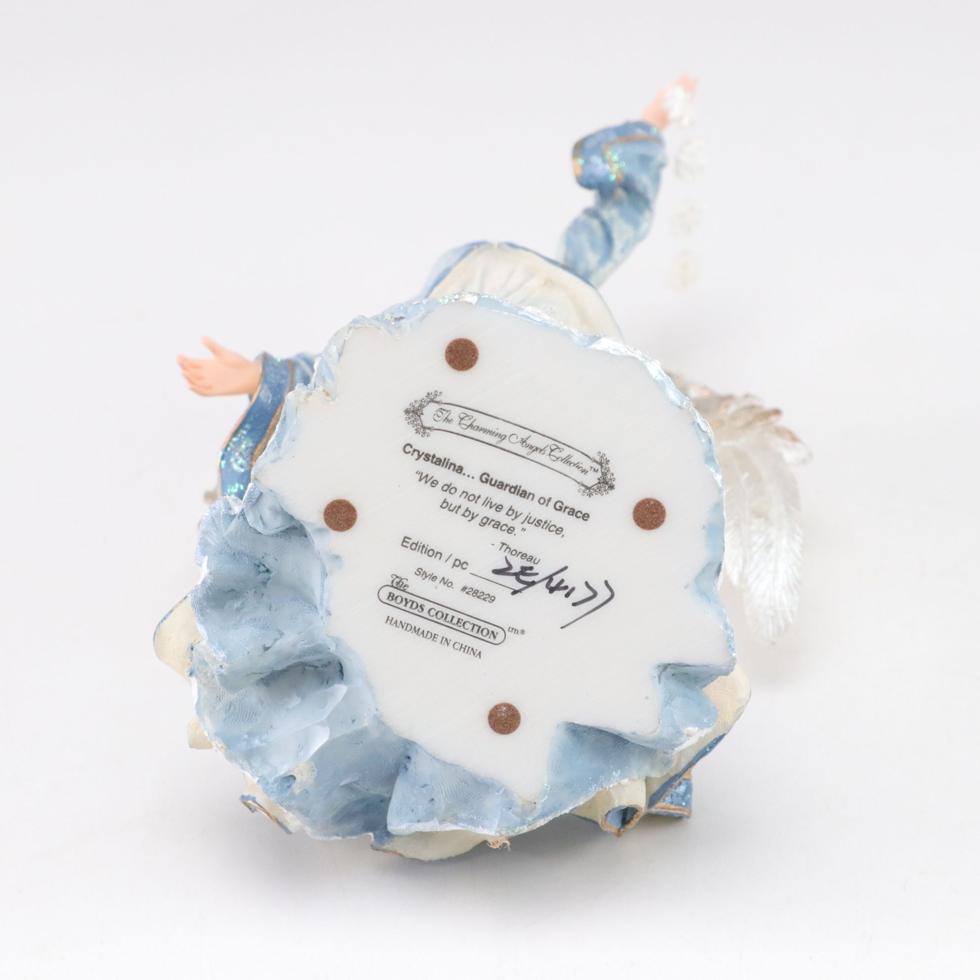 Almost Angels "His Burden is Light" Figurine with "Angel Kisses" Plate and More