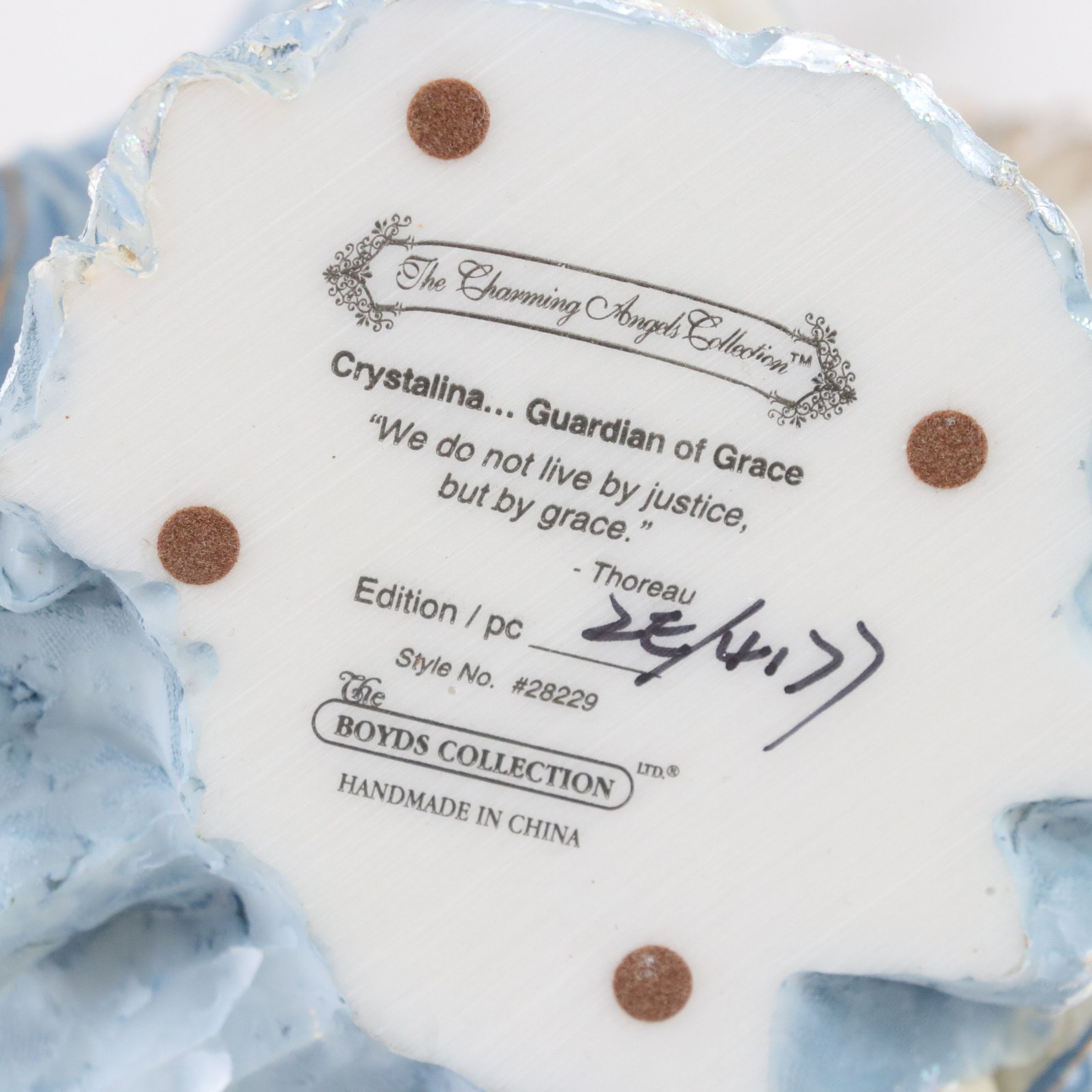 Almost Angels "His Burden is Light" Figurine with "Angel Kisses" Plate and More