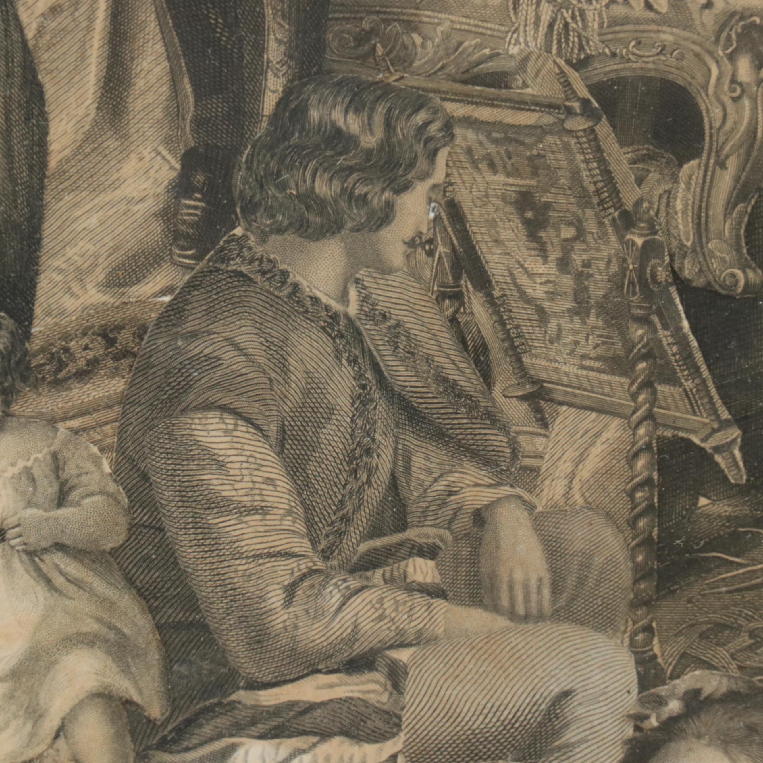 Collage of Cutout Figurative Engravings