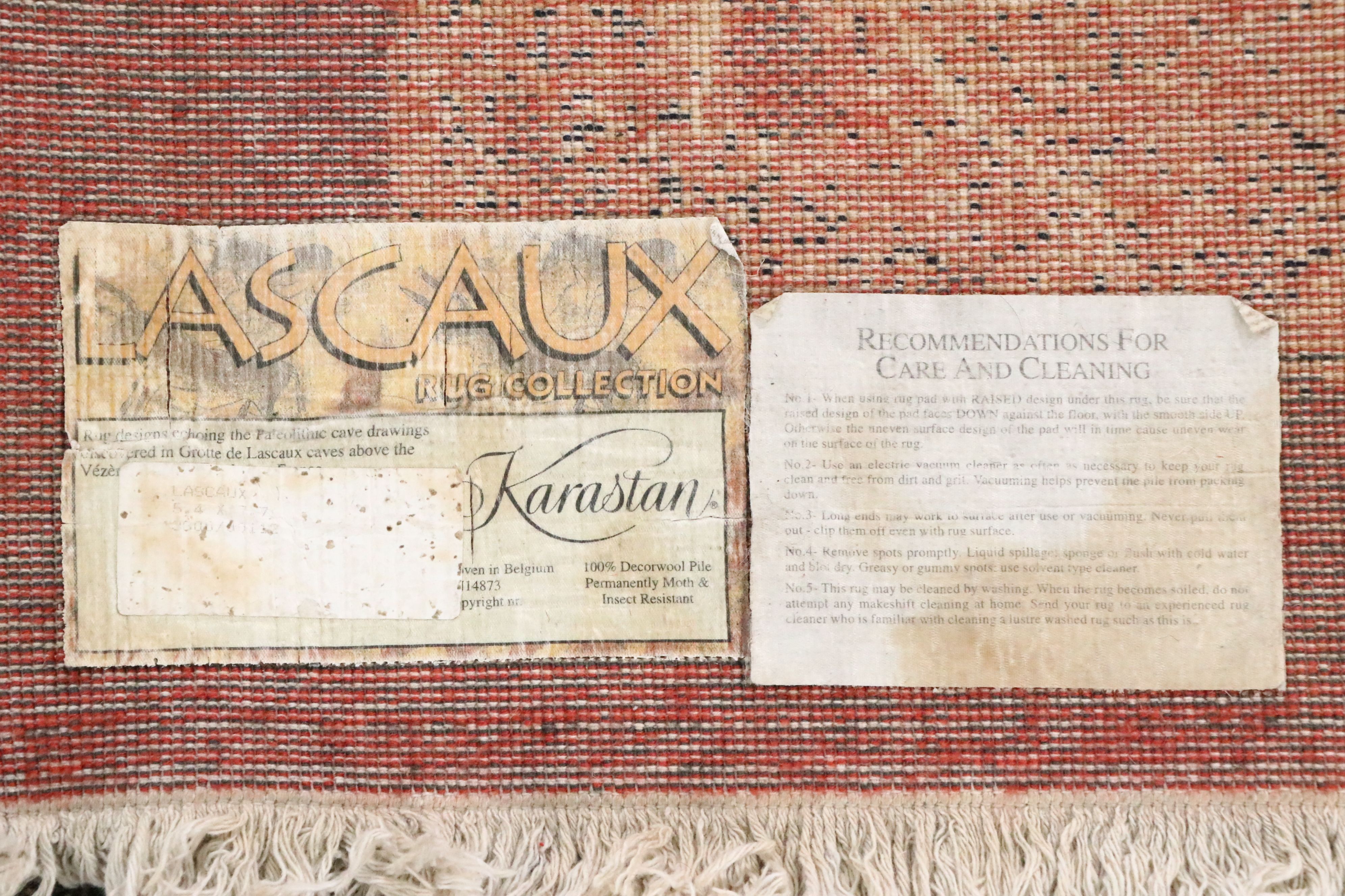 5'4 x 7'7 Machine Made Karastan Lascaux Collection Area Rug