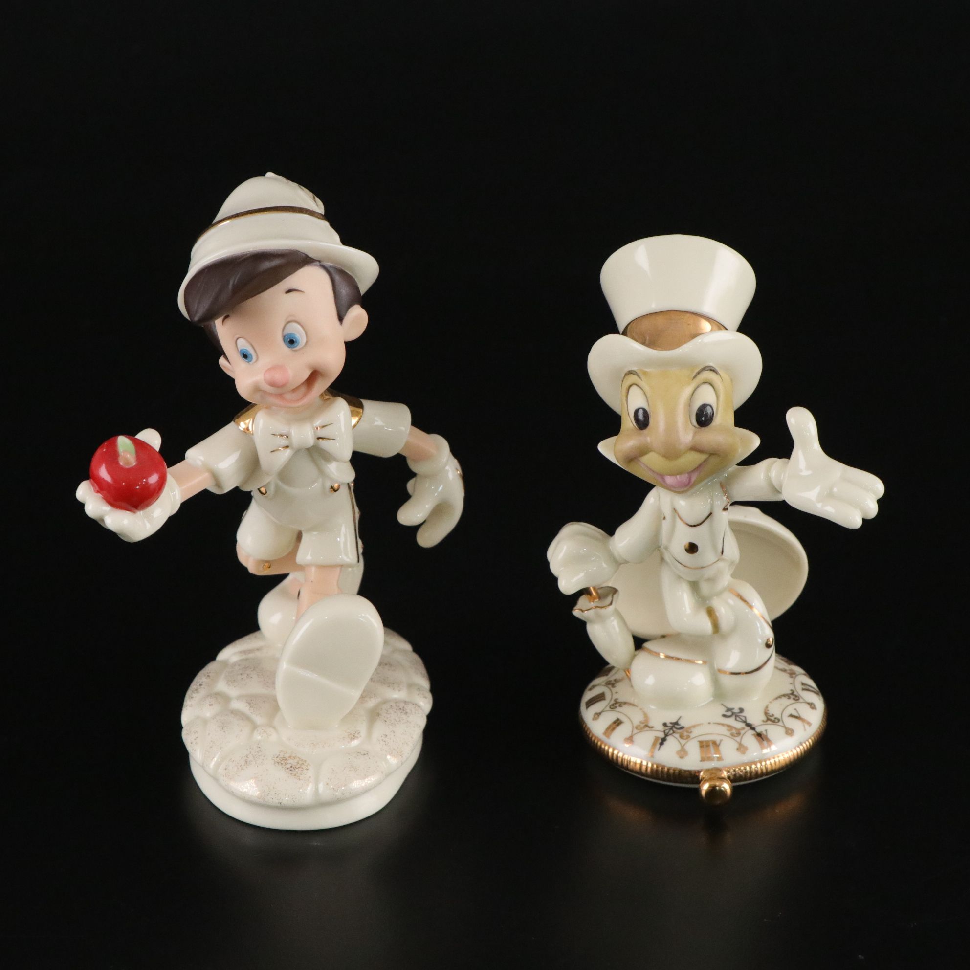 Lenox Jiminy Cricket, Pinocchio & Other Disney Character Figurines