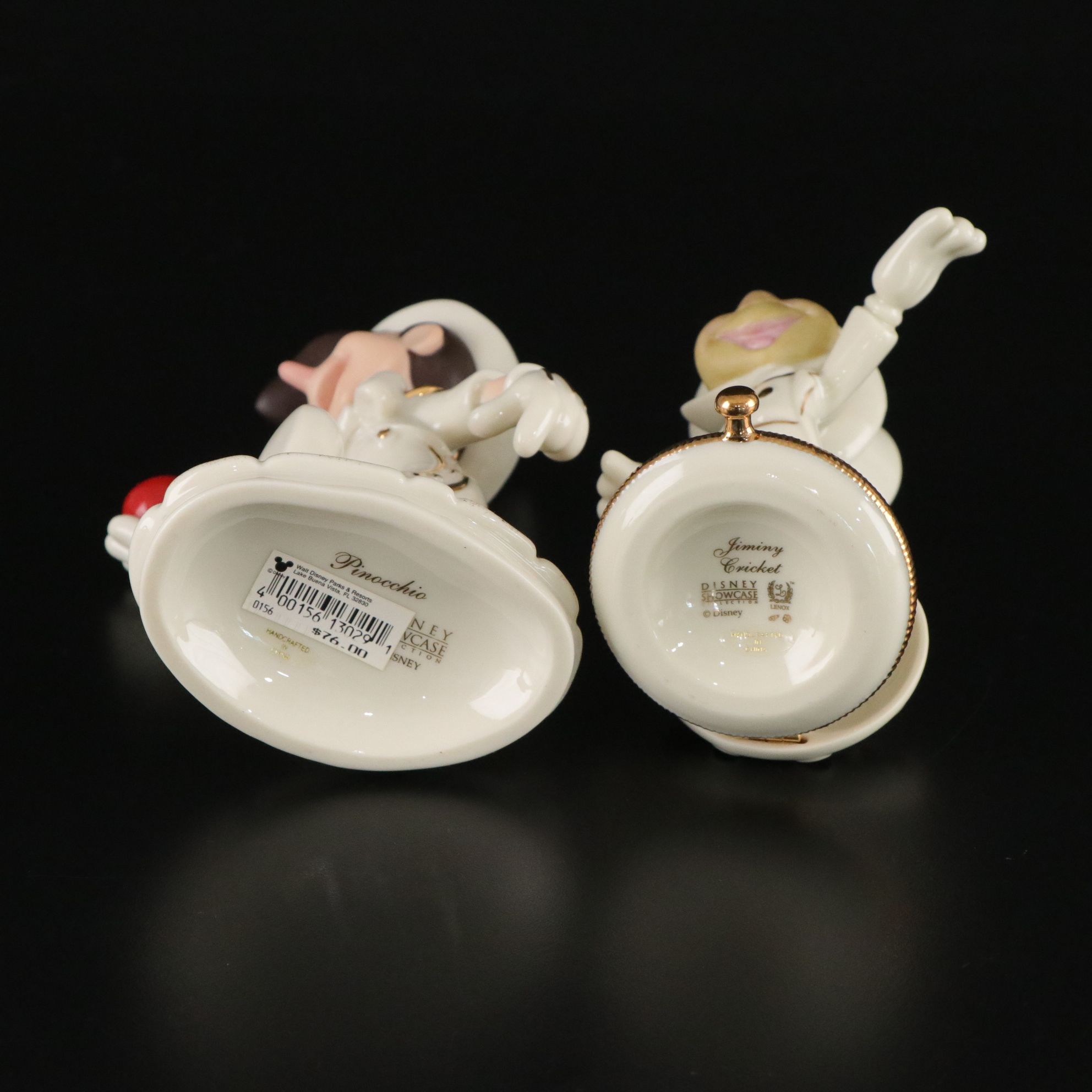 Lenox Jiminy Cricket, Pinocchio & Other Disney Character Figurines